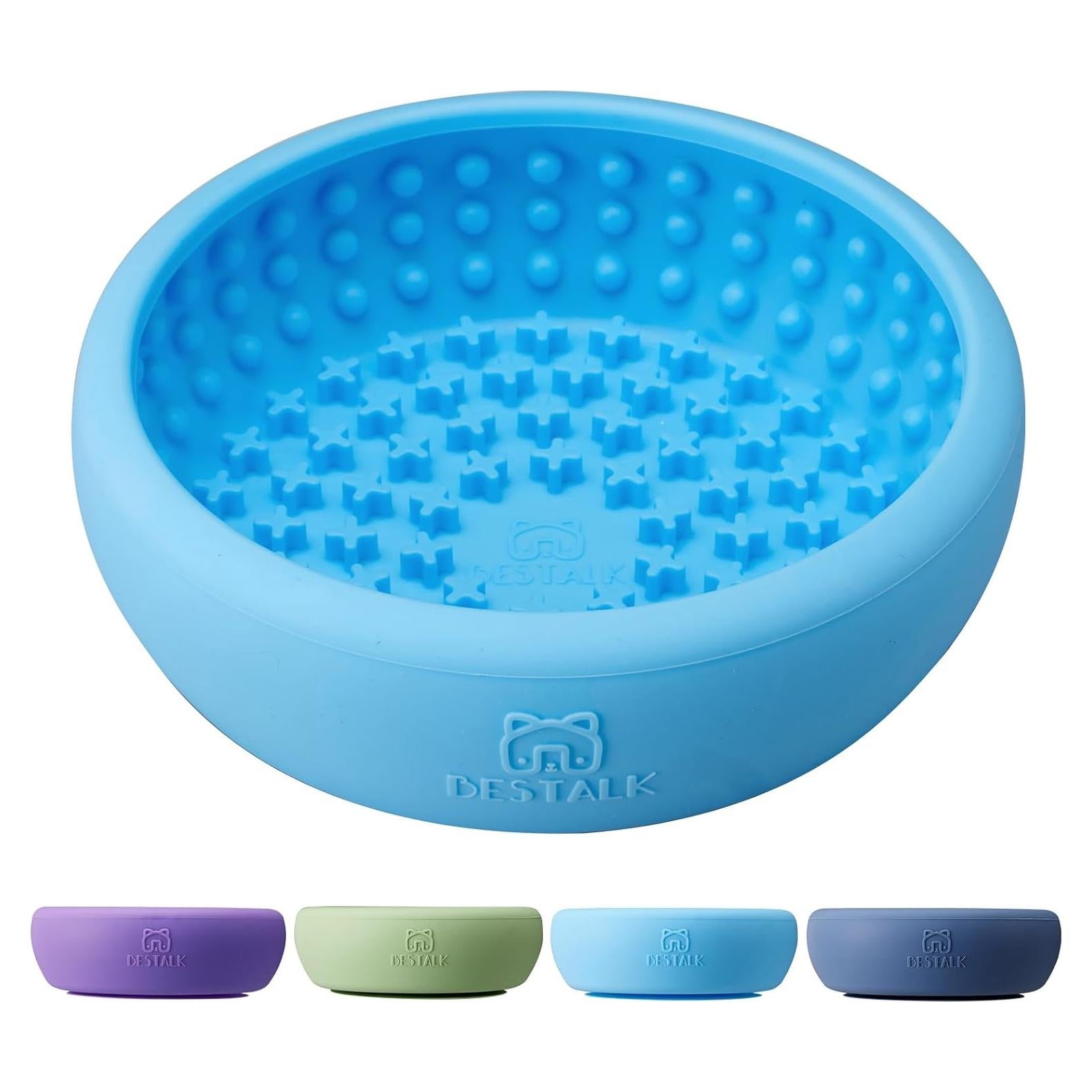 Tazón de Lamer para Perros Bestalk, Silicona Antideslizante 12.7cm