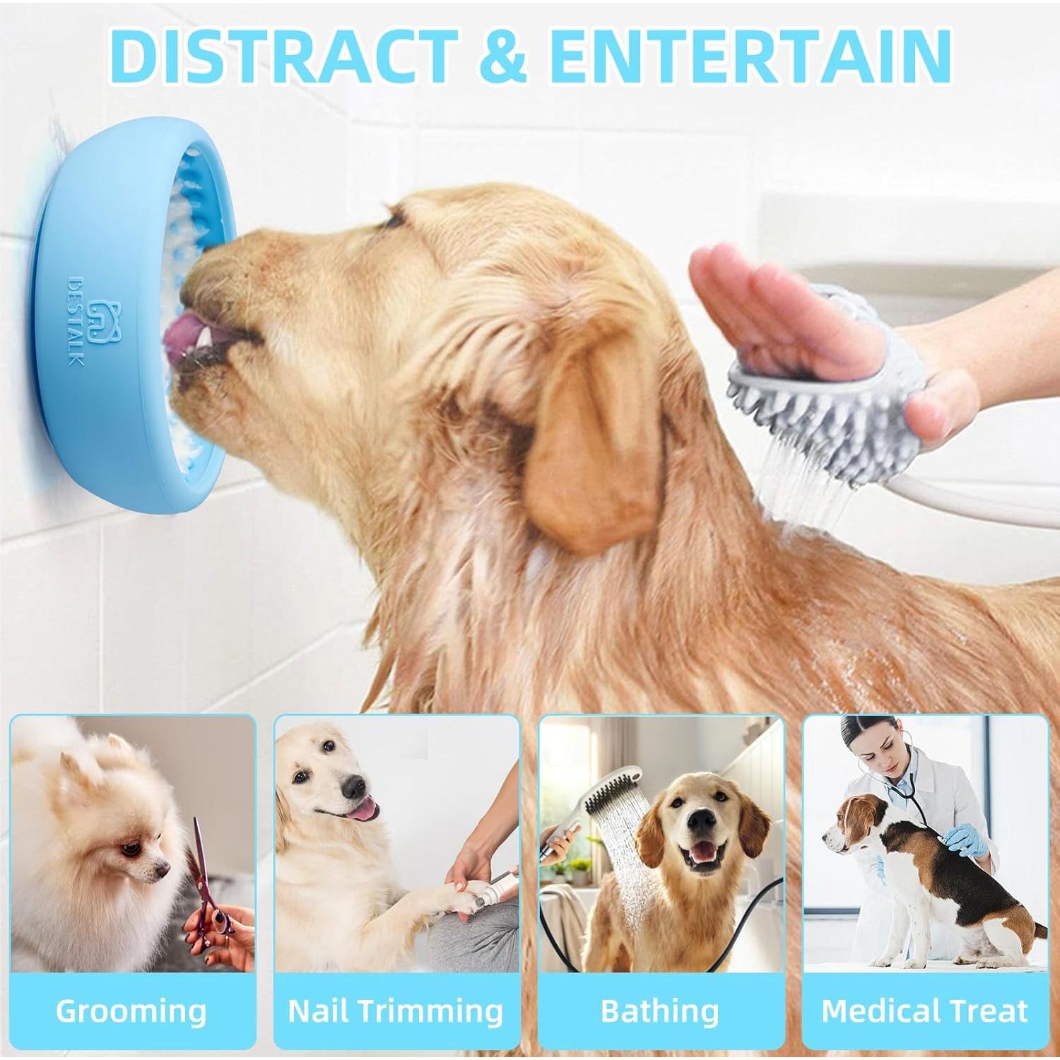 Tazón de Lamer para Perros Bestalk, Silicona Antideslizante 12.7cm