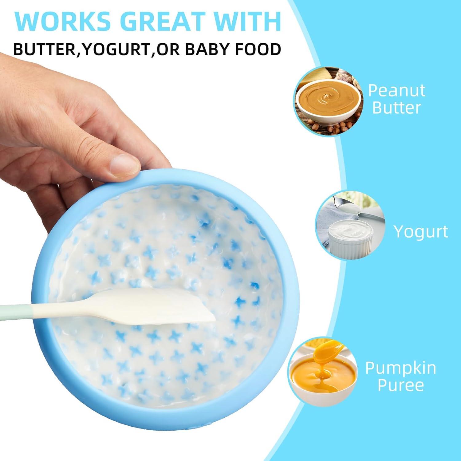 Tazón de Lamer para Perros Bestalk, Silicona Antideslizante 12.7cm