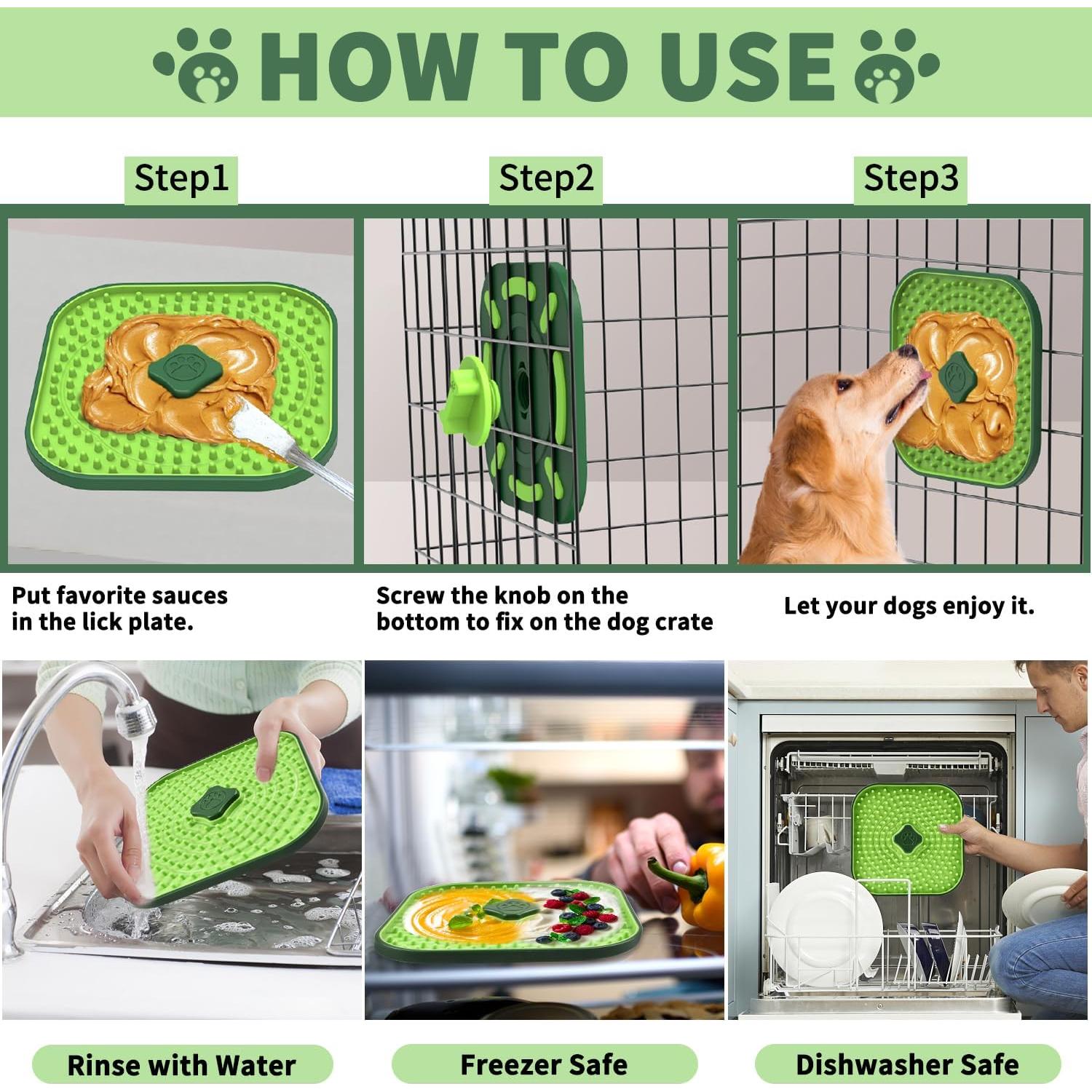 Alfombrilla de Lamer para Perros CIICII 18 cm Antideslizante