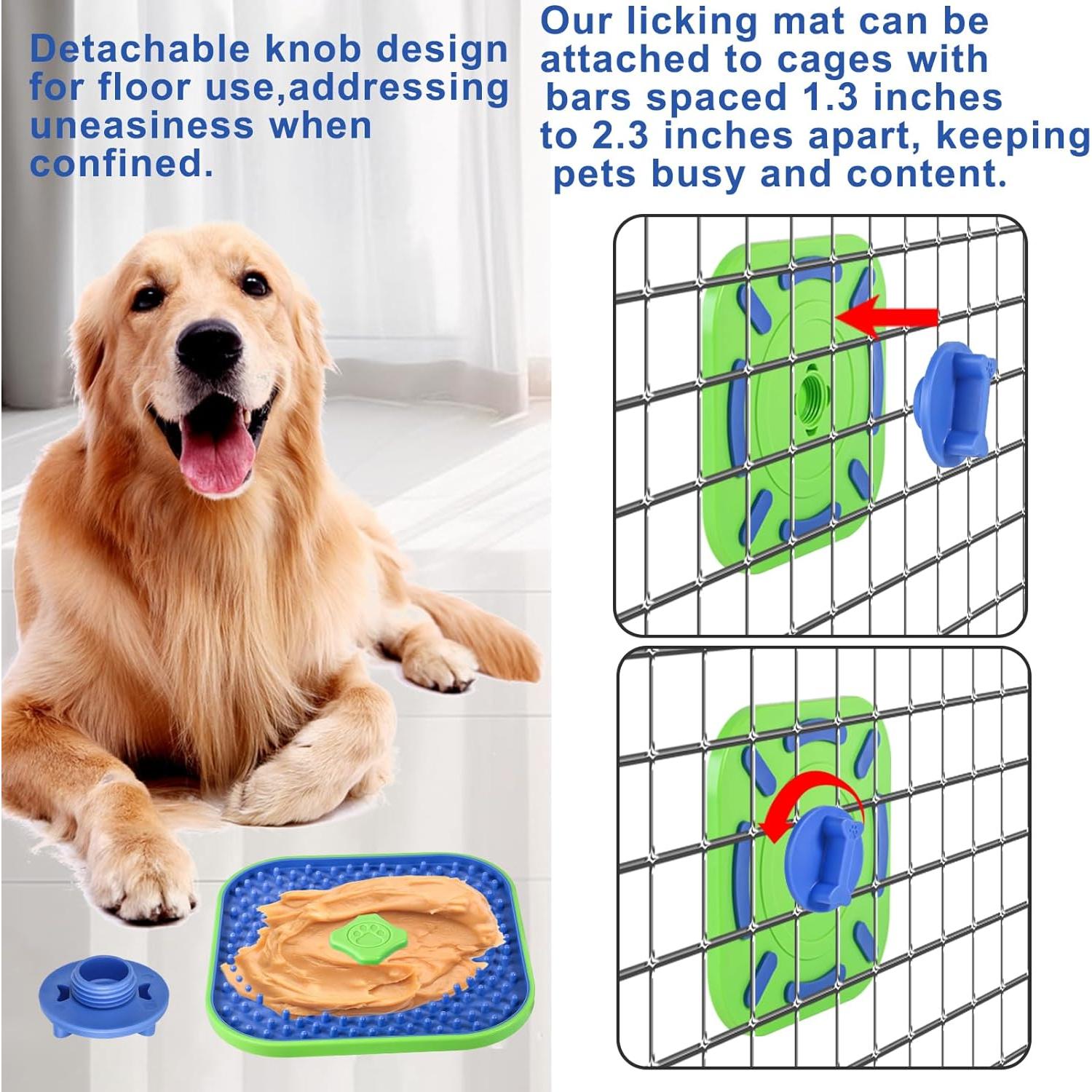 Alfombrilla Interactiva para Lamer Perros CyperGlory 18 cm 3 Piezas