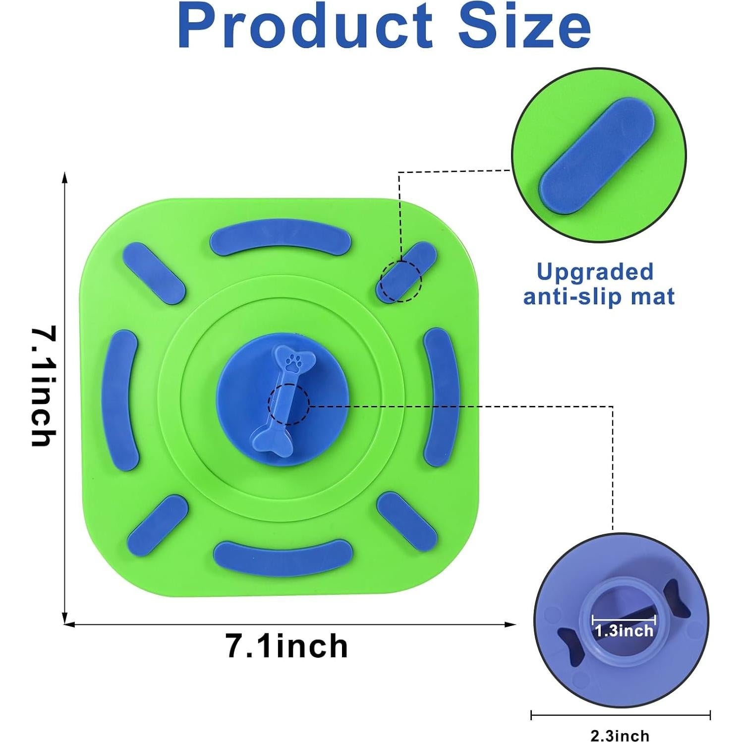 Alfombrilla Interactiva para Lamer Perros CyperGlory 18 cm 3 Piezas