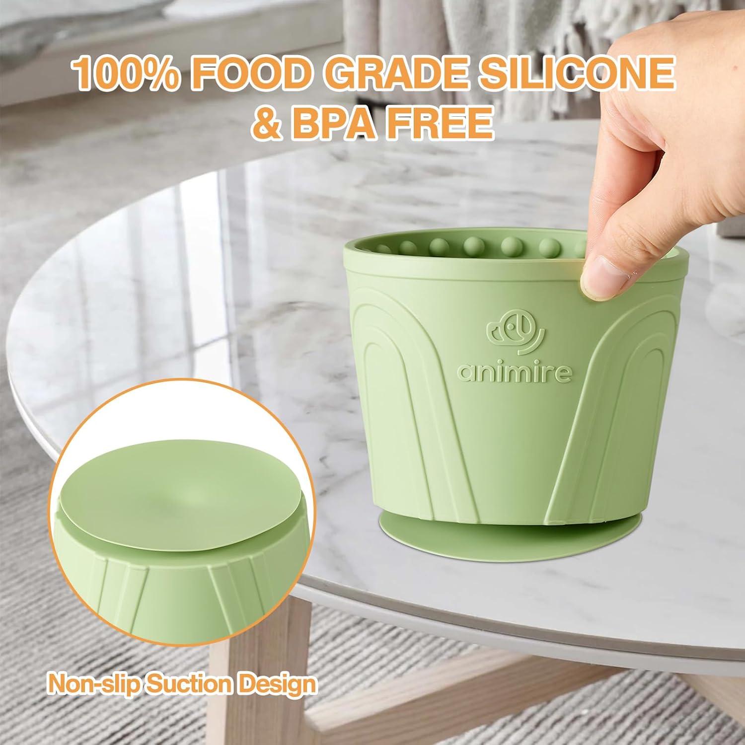 Tazón Lento para Perros Animire, Silicona Antideslizante 14cm