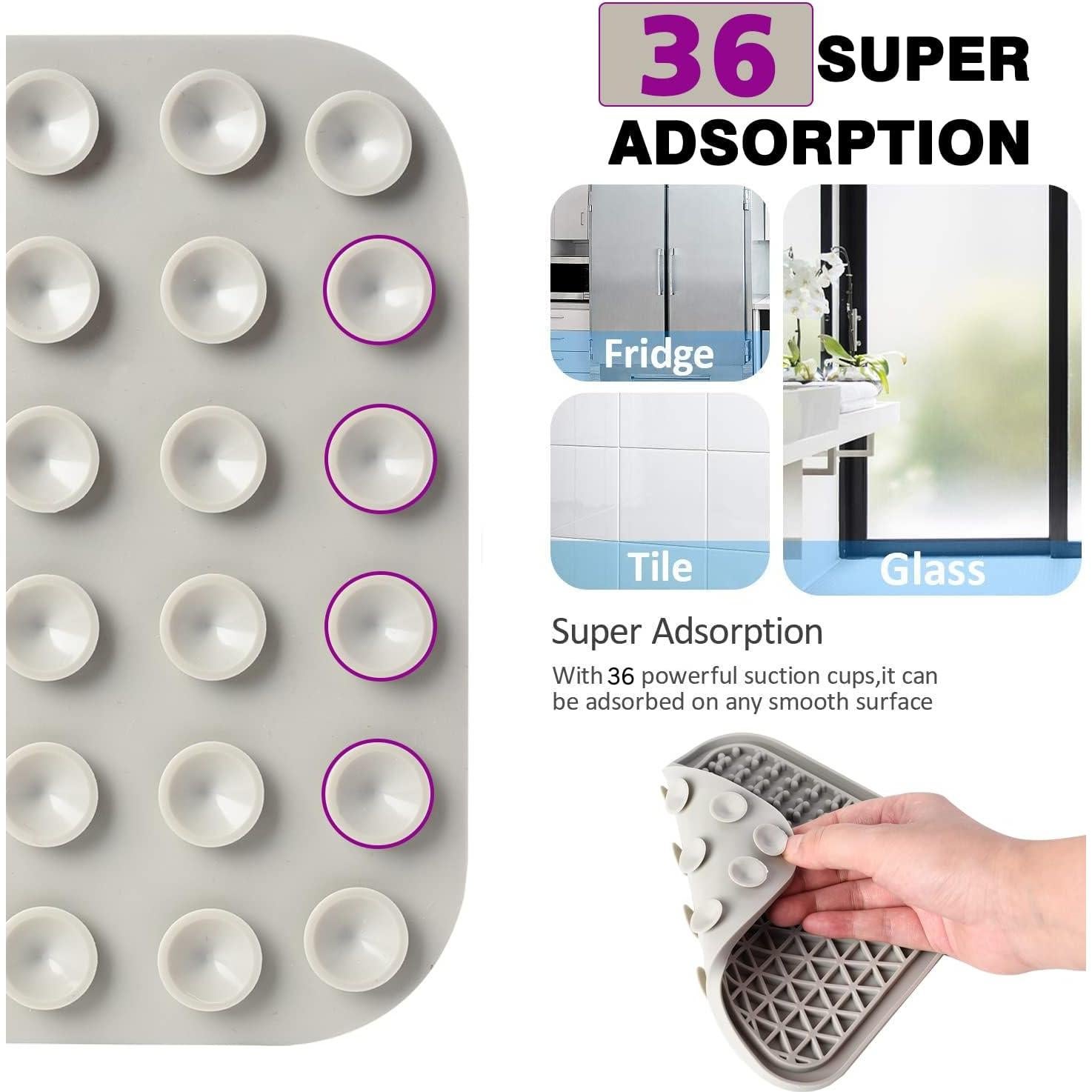 Alfombrilla de Lamer para Perros Kwispel Gris 16.6x15.1cm