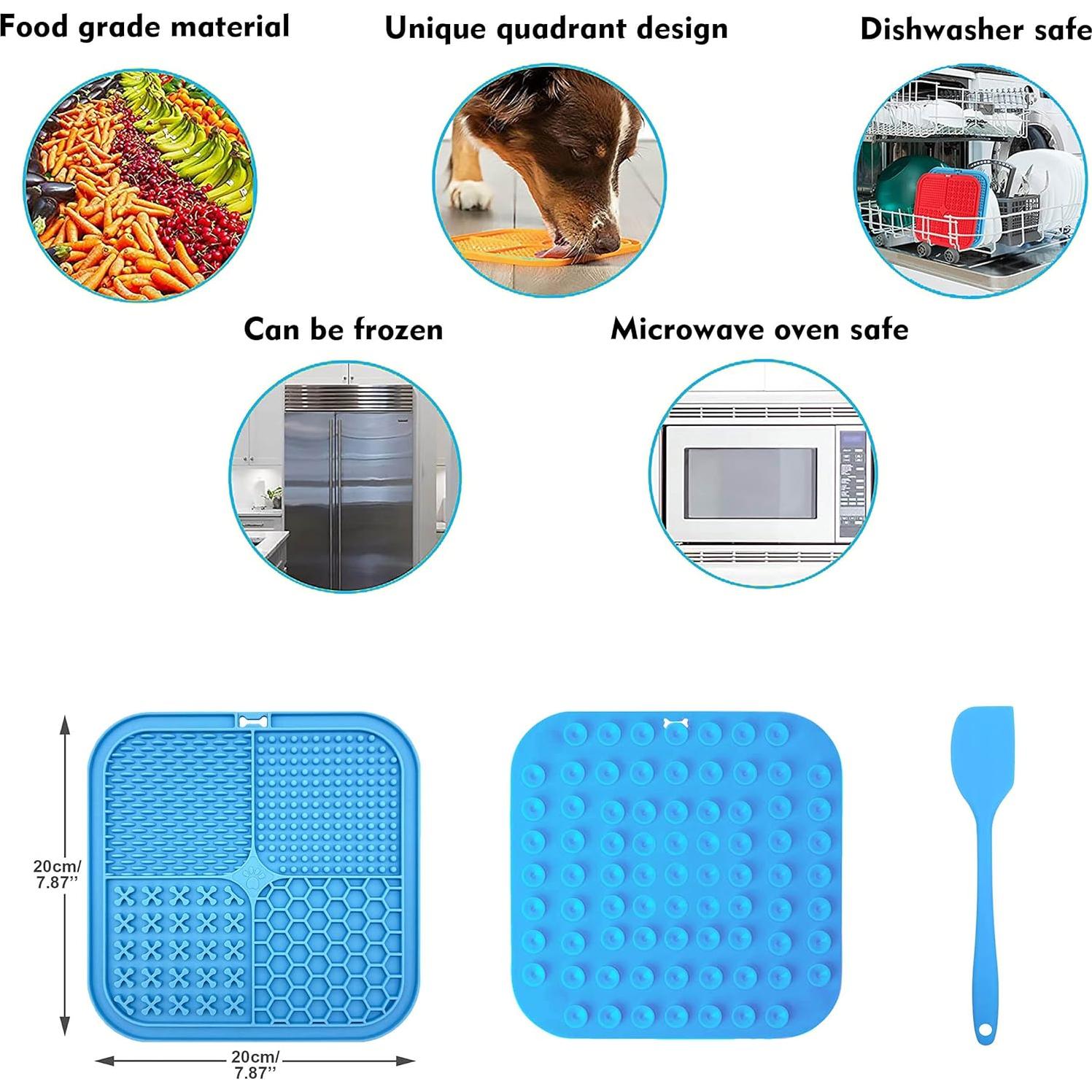 Alfombrilla de Lamer Jisile 2 Pack para Perros y Gatos