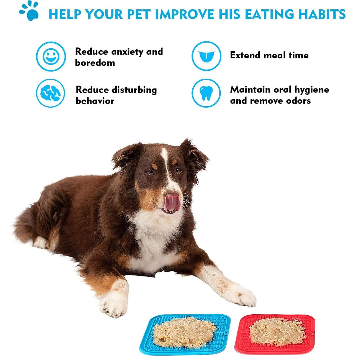 Alfombrilla de Lamer Jisile 2 Pack para Perros y Gatos