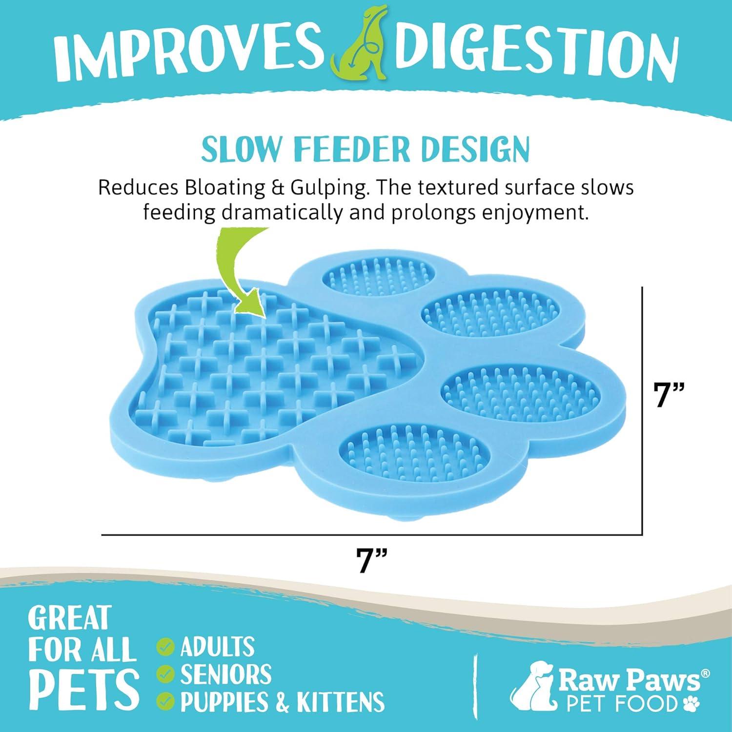 Tapete de Lamer para Perros y Gatos Raw Paws - Antiestrés 2 Unidades