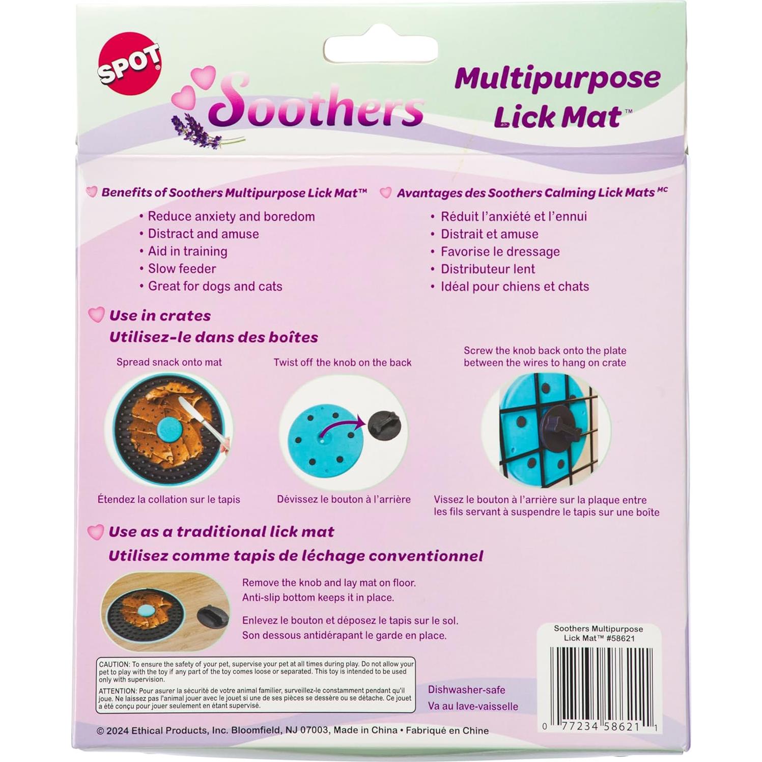 Alfombrilla de Lamer Soothers Ethical Pets 15.24cm Caucho