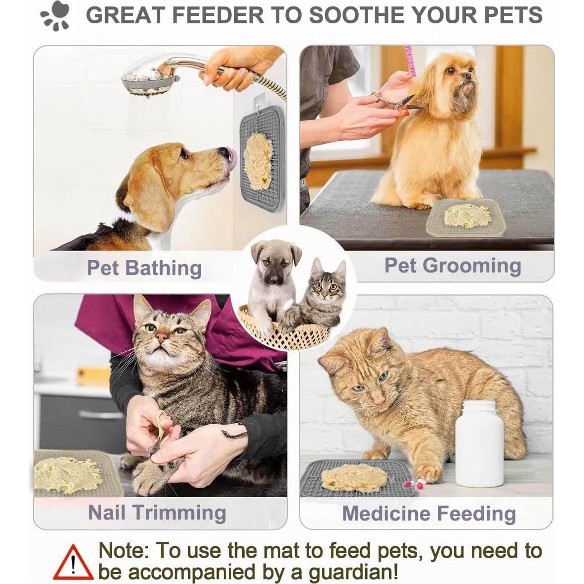 Alfombrilla de Lamer Azyh para Perros y Gatos 20x20 cm