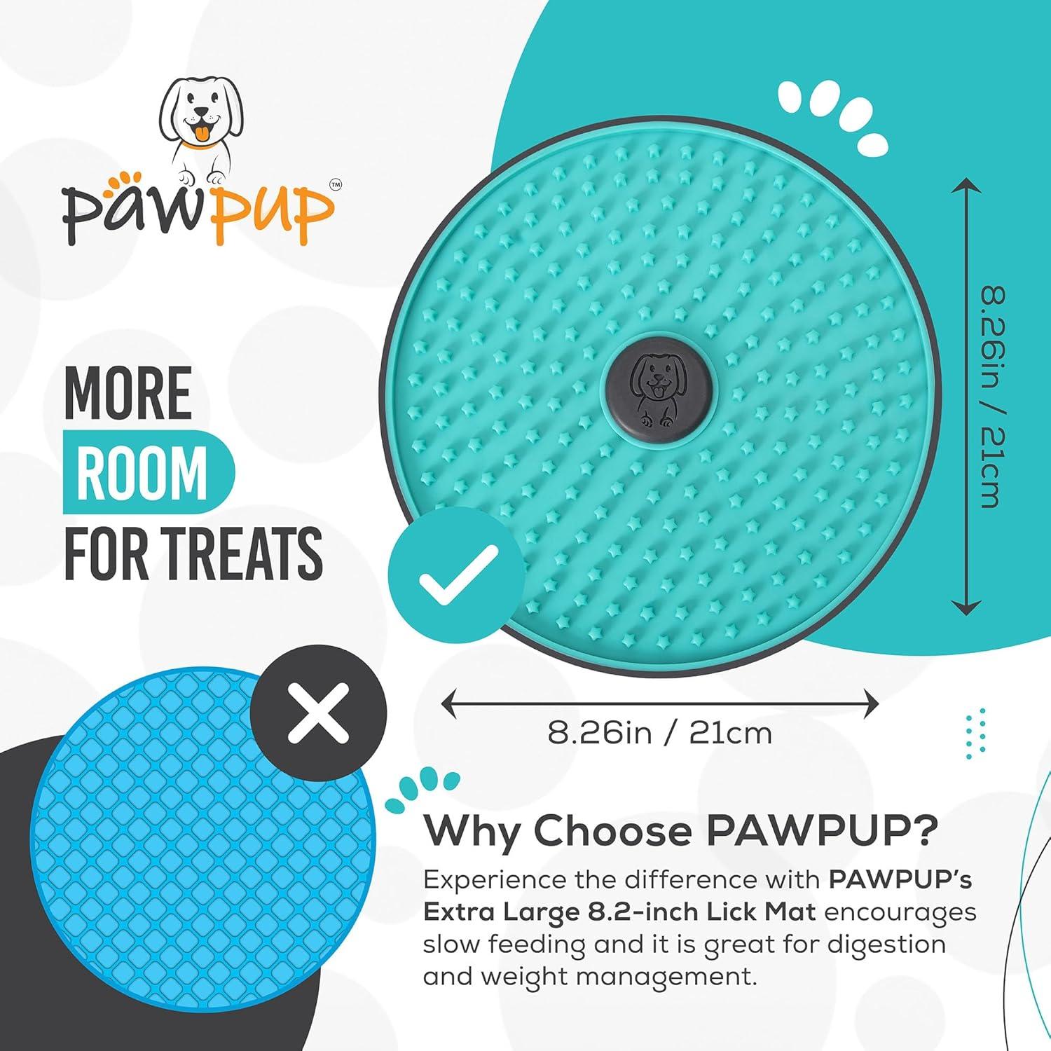 Alfombrilla Lick PAWPUP 20.8 cm Antideslizante para Perros