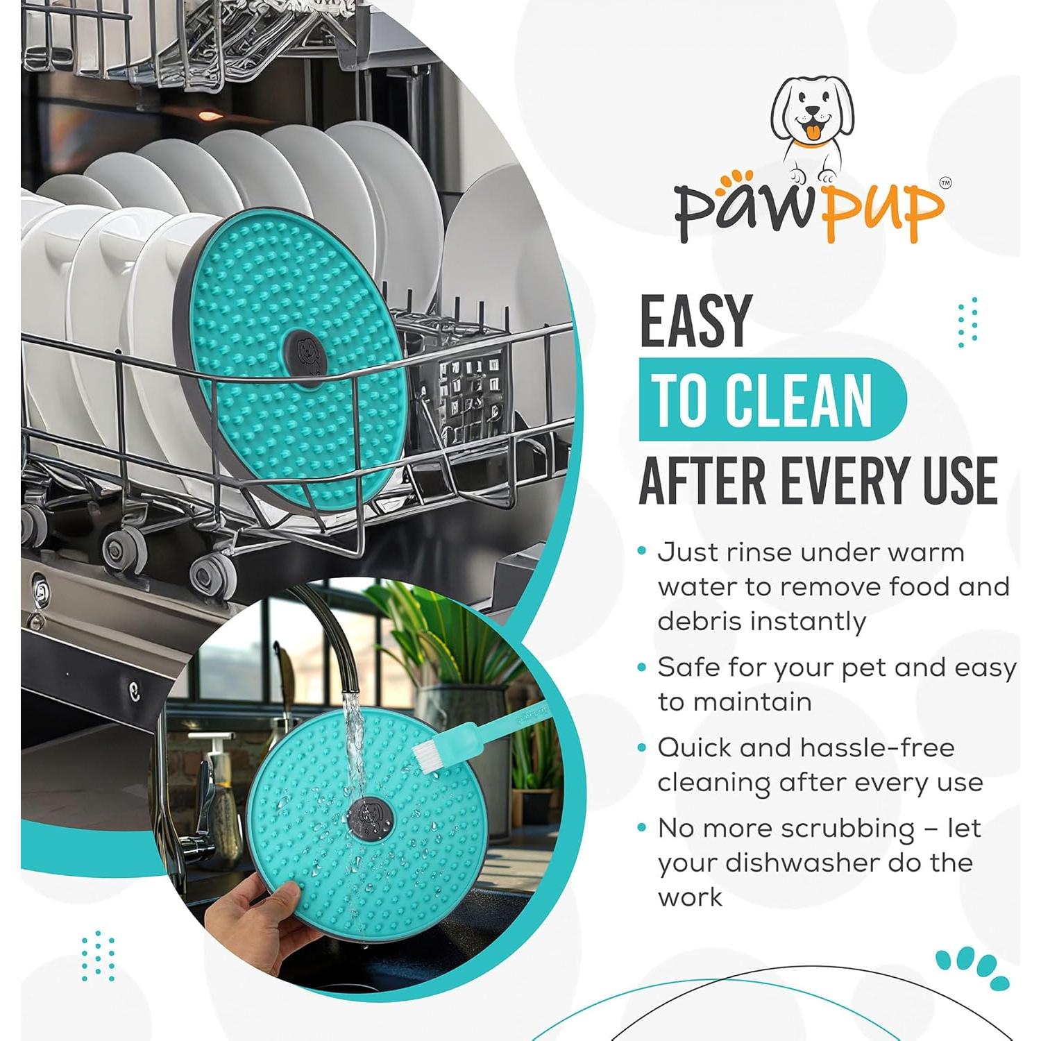 Alfombrilla Lick PAWPUP 20.8 cm Antideslizante para Perros