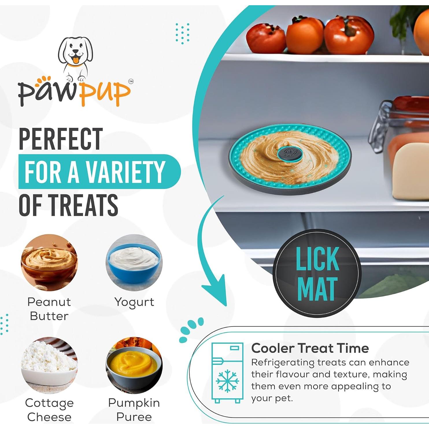 Alfombrilla Lick PAWPUP 20.8 cm Antideslizante para Perros