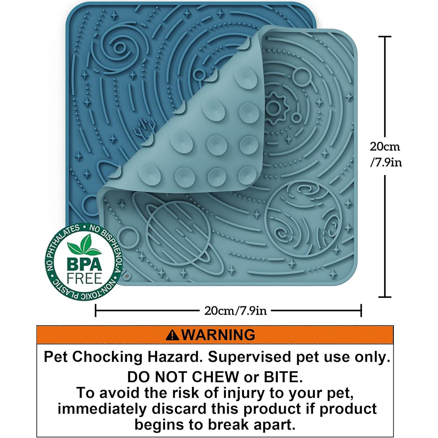 Almohadilla de Lamer para Perros y Gatos OHMO 20.07 cm 2 Piezas