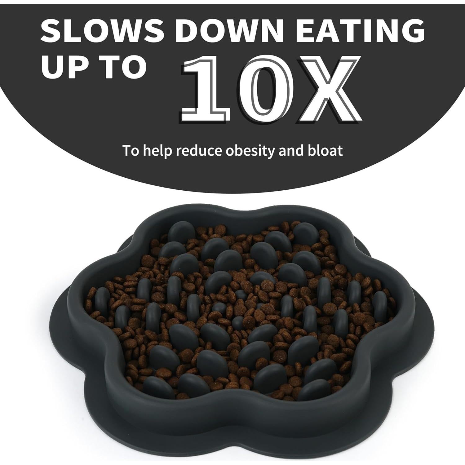 Cuenco Antiahogo para Perros MCHXN - Alimentación Lenta 22.86cm