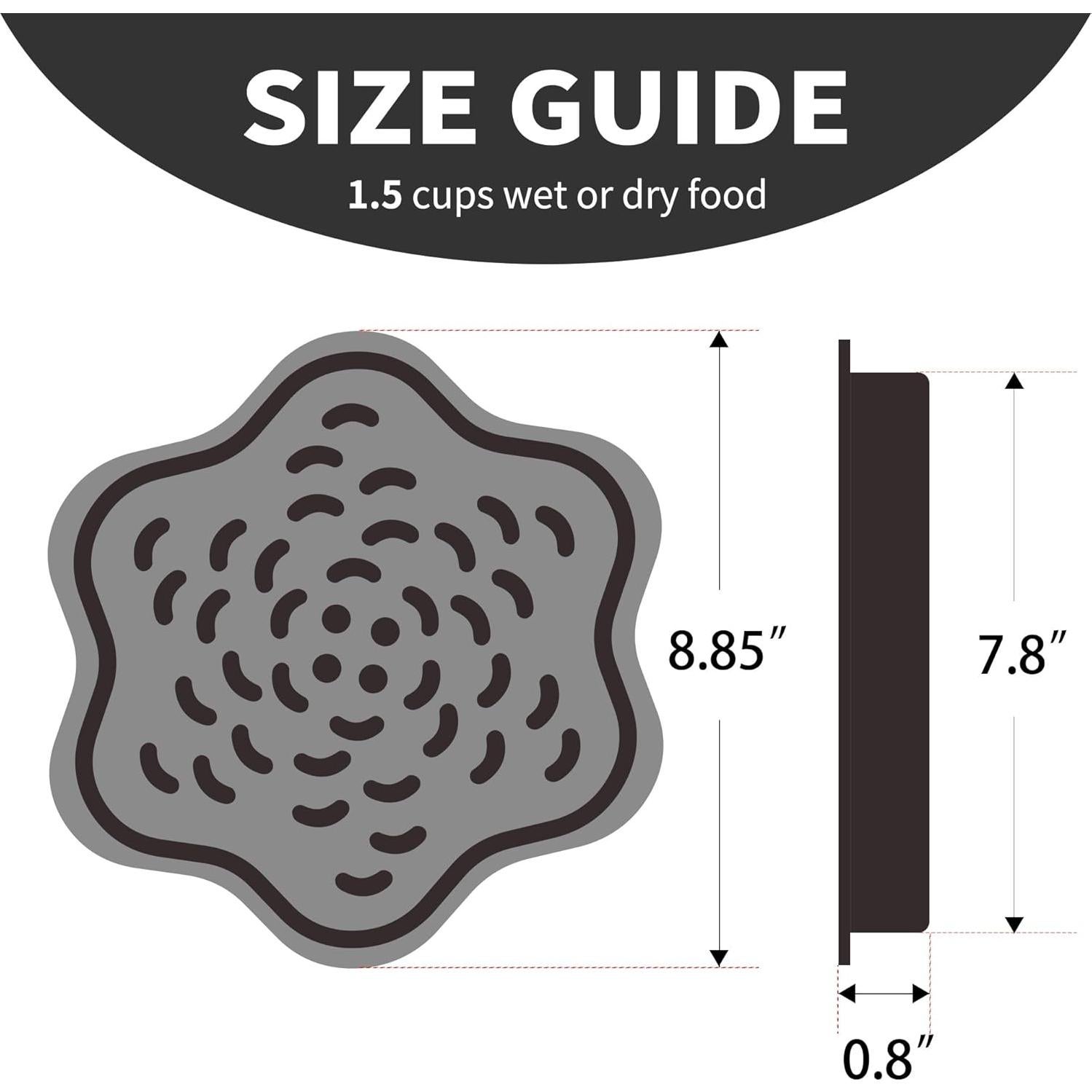 Cuenco Antiahogo para Perros MCHXN - Alimentación Lenta 22.86cm