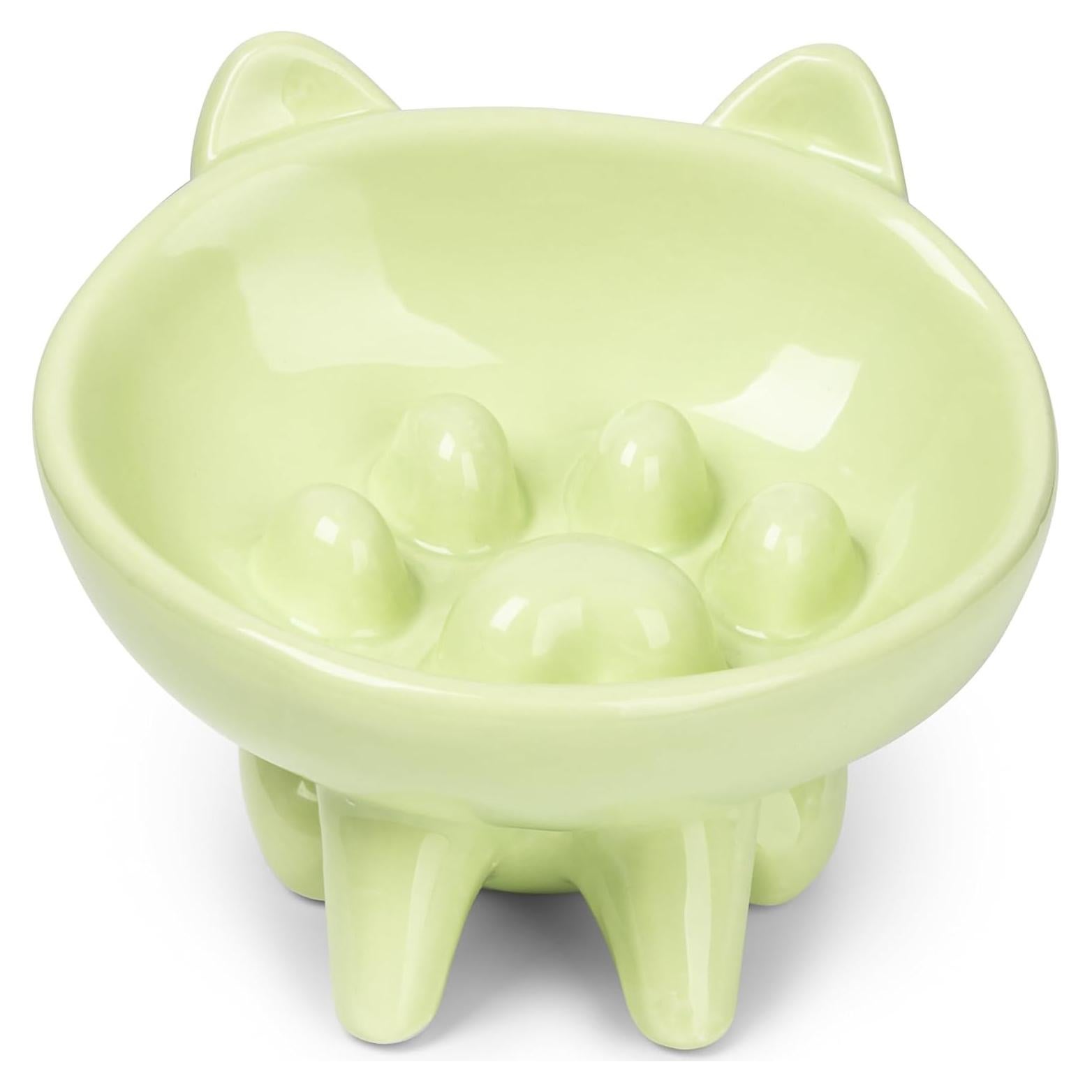 Cuenco de Alimentación Lenta Cerámica ChasKer 15cm Antideslizante