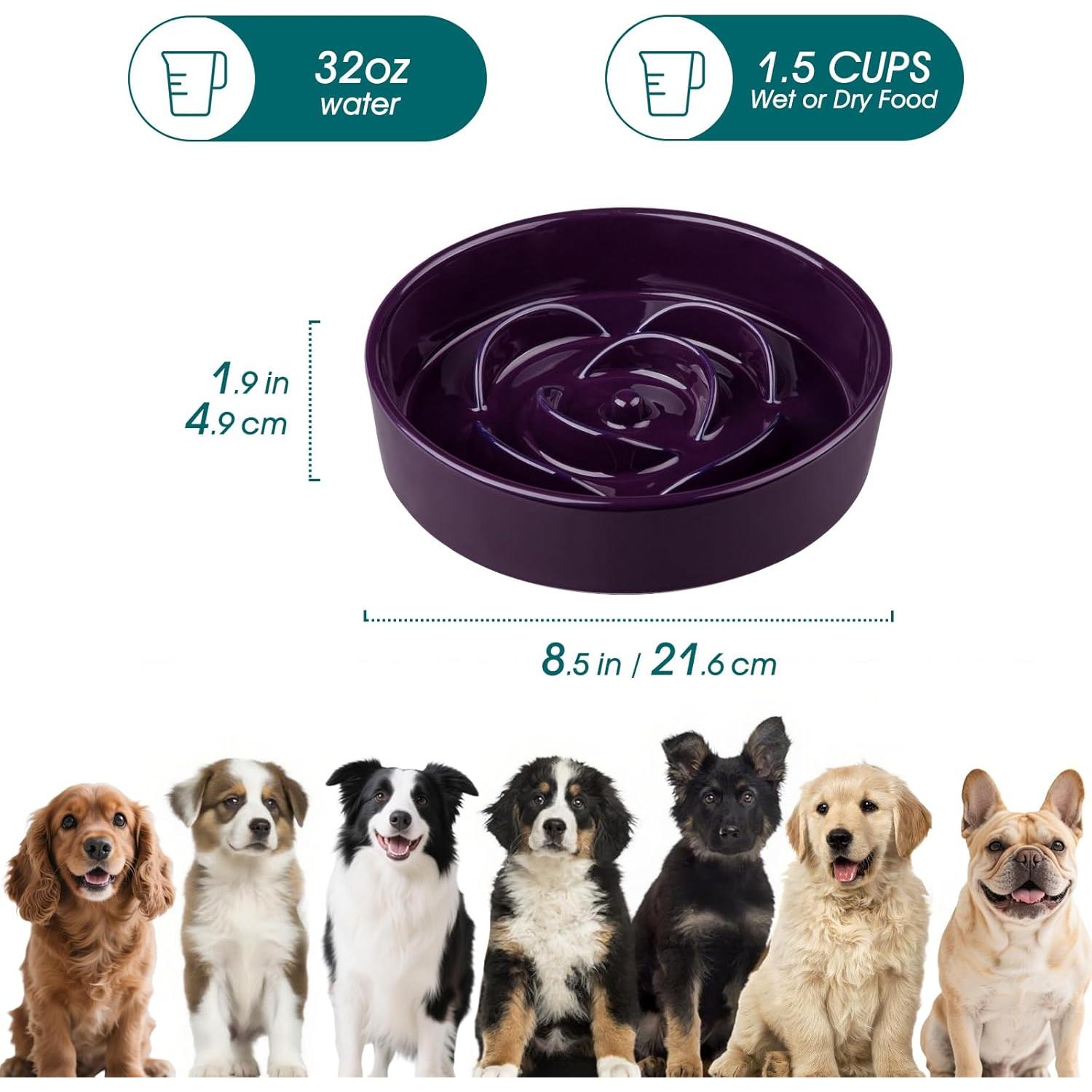 Cuenco Antideslizante Cerámico vancasso 1.5 Tazas para Perros