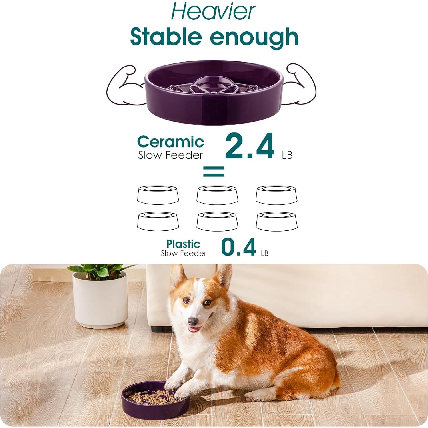 Cuenco Antideslizante Cerámico vancasso 1.5 Tazas para Perros