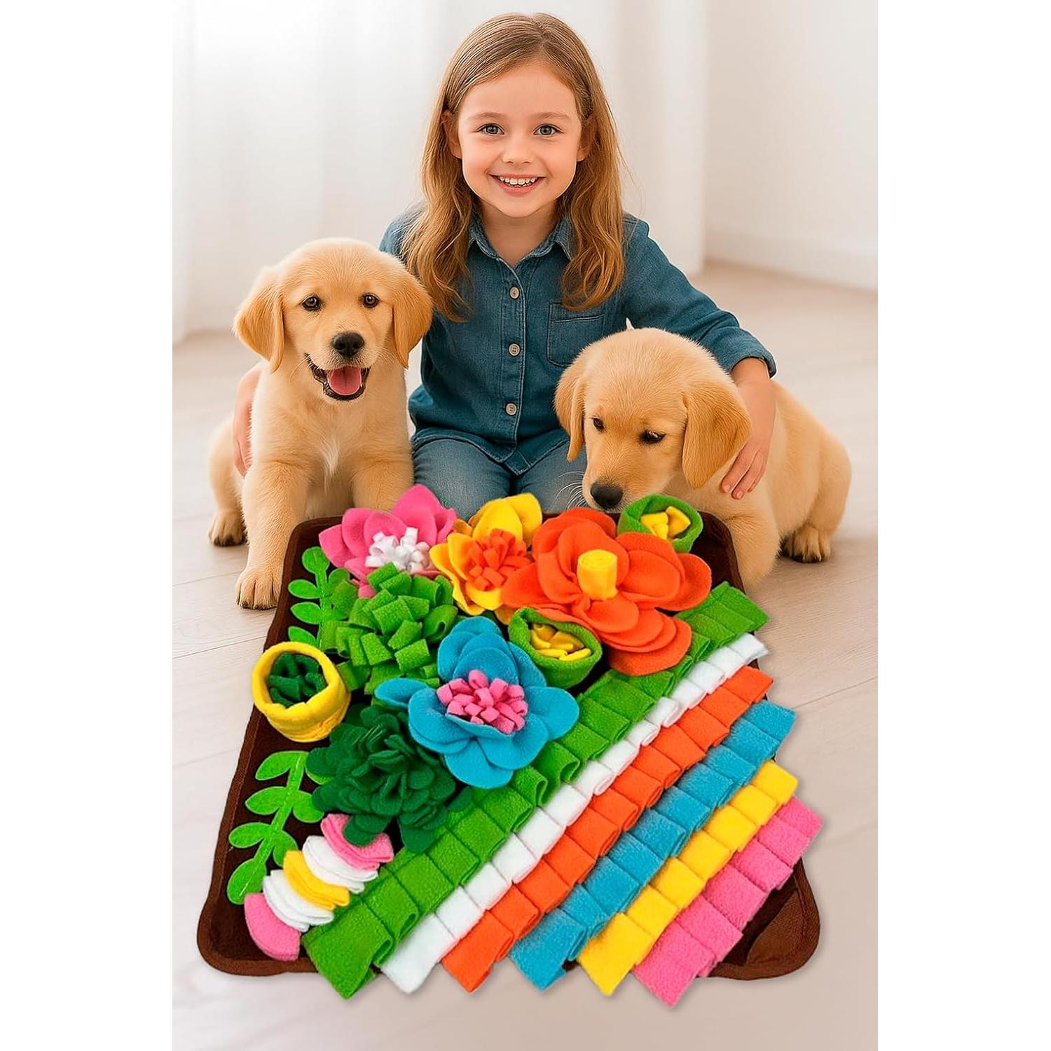 Alfombra de Olfato y Cuenco de Alimentación Lenta Snuffle 39cm