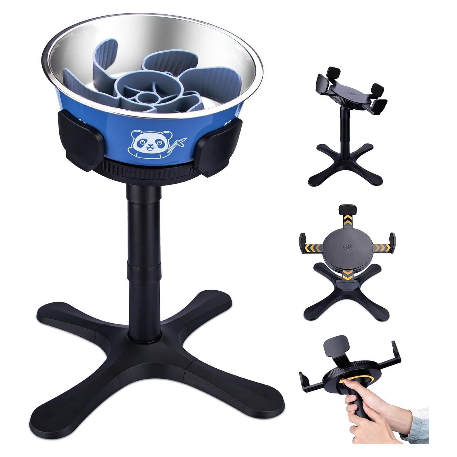 Soporte Ajustable para Cuencos de Perro KMXASP Elevado Antideslizante