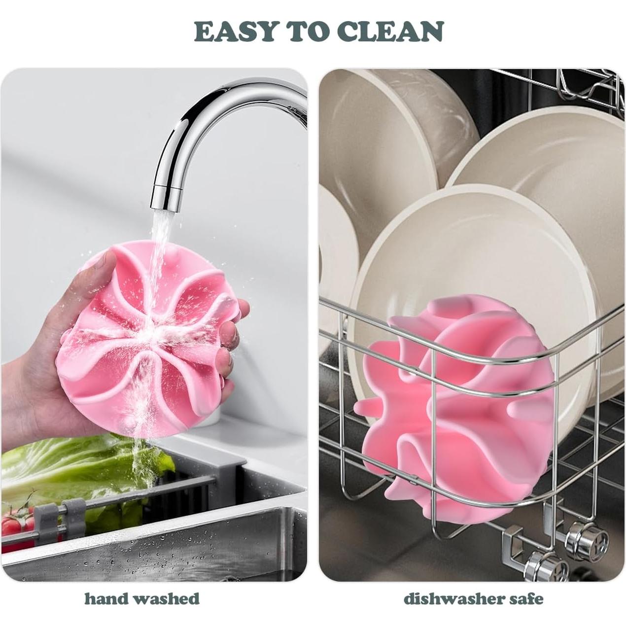 Inserto de Silicona para Cuencos de Perro Dewvie Mediano Rosa