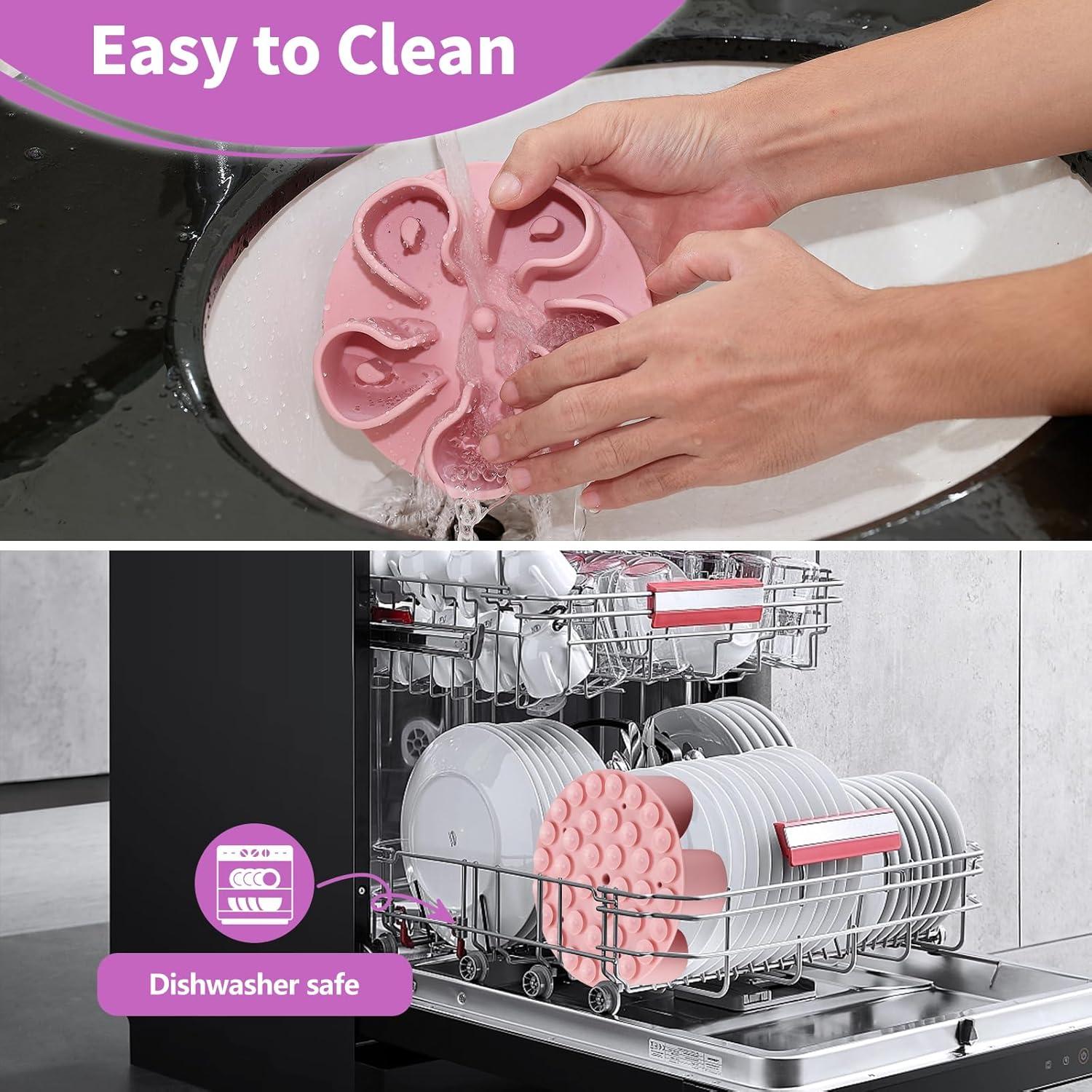 Inserto de Comida Lenta para Perros Petal Rosa S 12.7cm