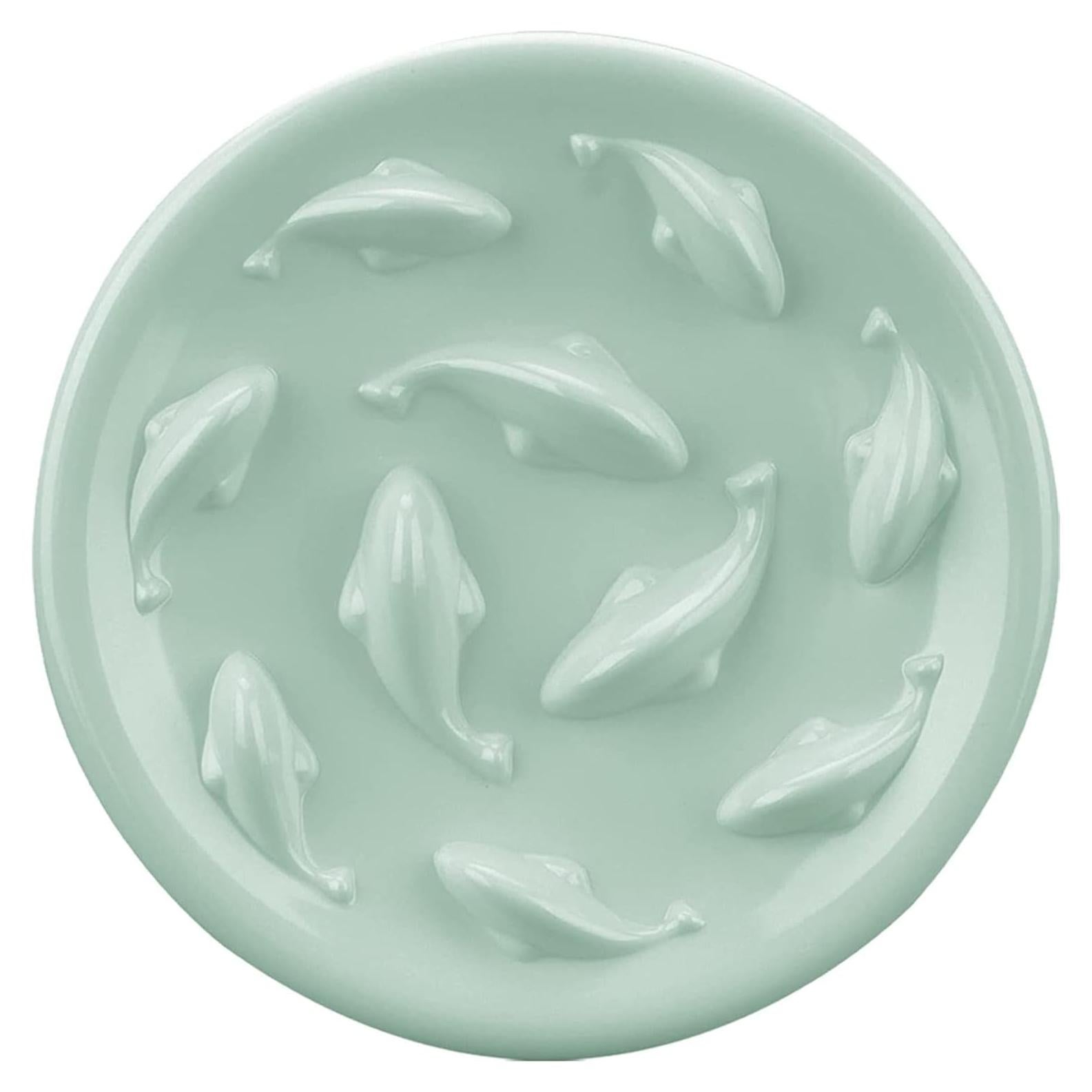 Cuenco de Alimentación Lenta Cilkus para Gatos y Perros Pequeños - Verde