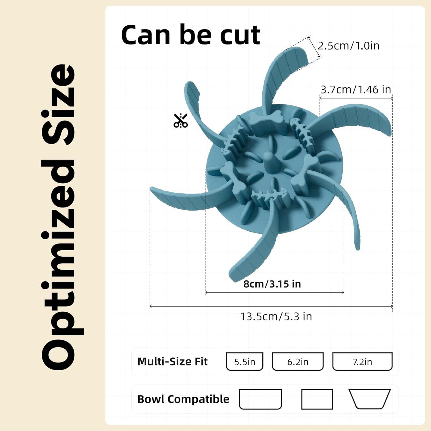Inserto Comedero Lento LuciPaw 11.43-17.78cm Silicona