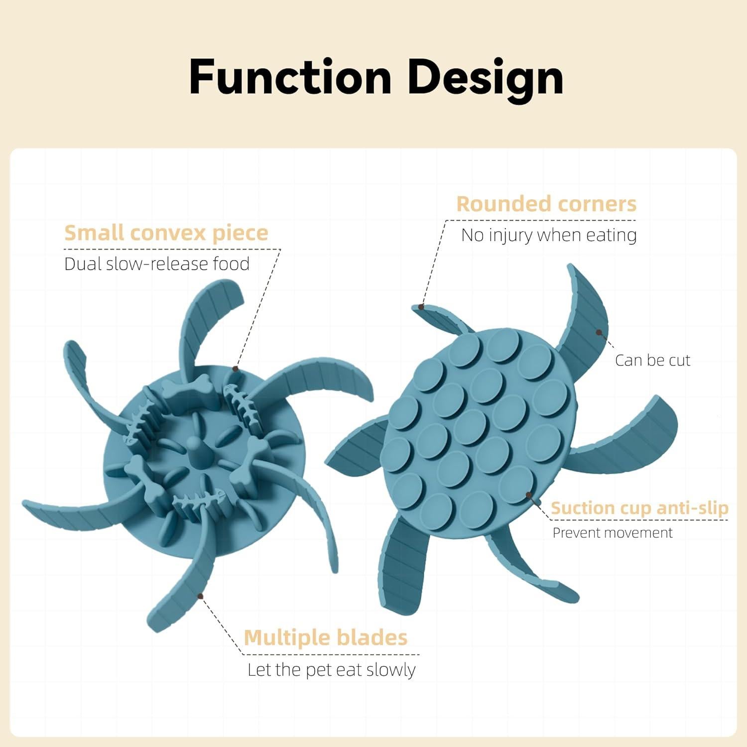 Inserto Comedero Lento LuciPaw 11.43-17.78cm Silicona