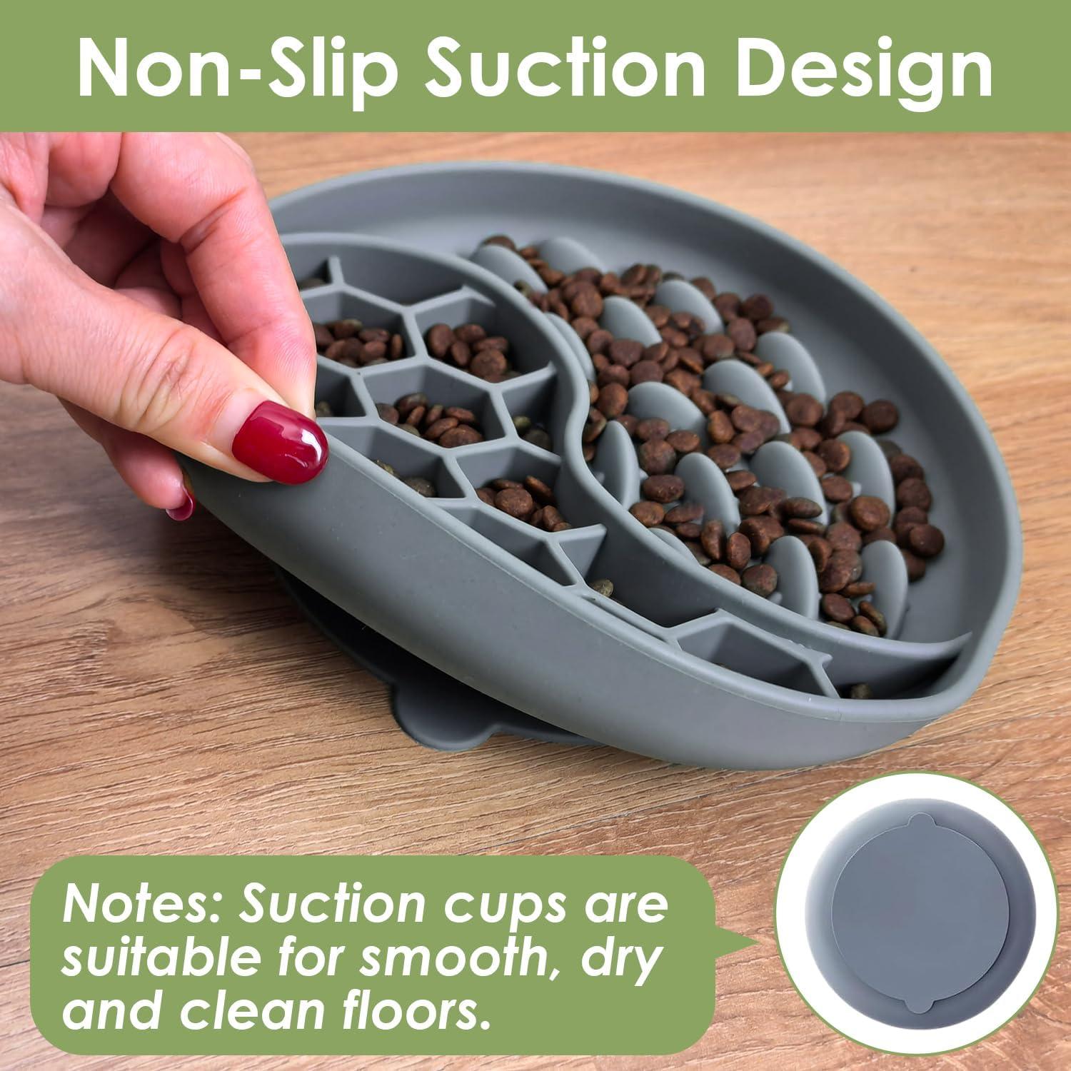 Cuenco Antideslizante para Perros AVYDIIF 25.4cm Gris