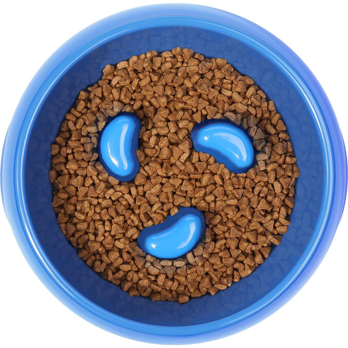 Tazón de Comida Lenta Flexzion 600ML Antideslizante para Perros