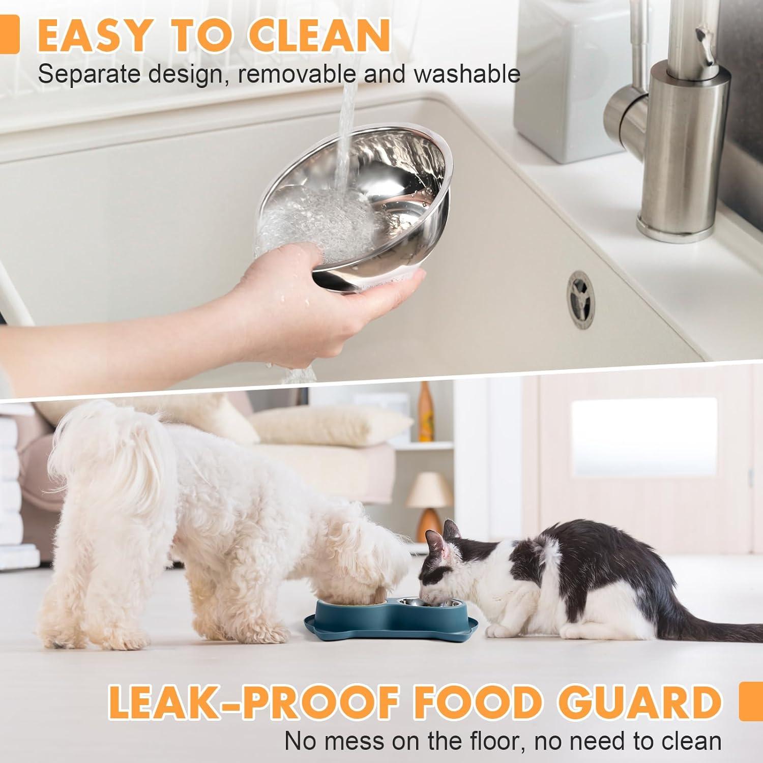 Tazón de Alimentación Lenta Jestrem con Base Antideslizante 3 en 1