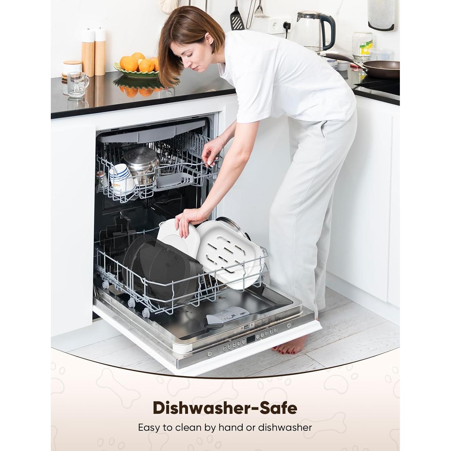 Cuencos para Perros PETPATH 2 Piezas Antidesbordamiento 2.2L