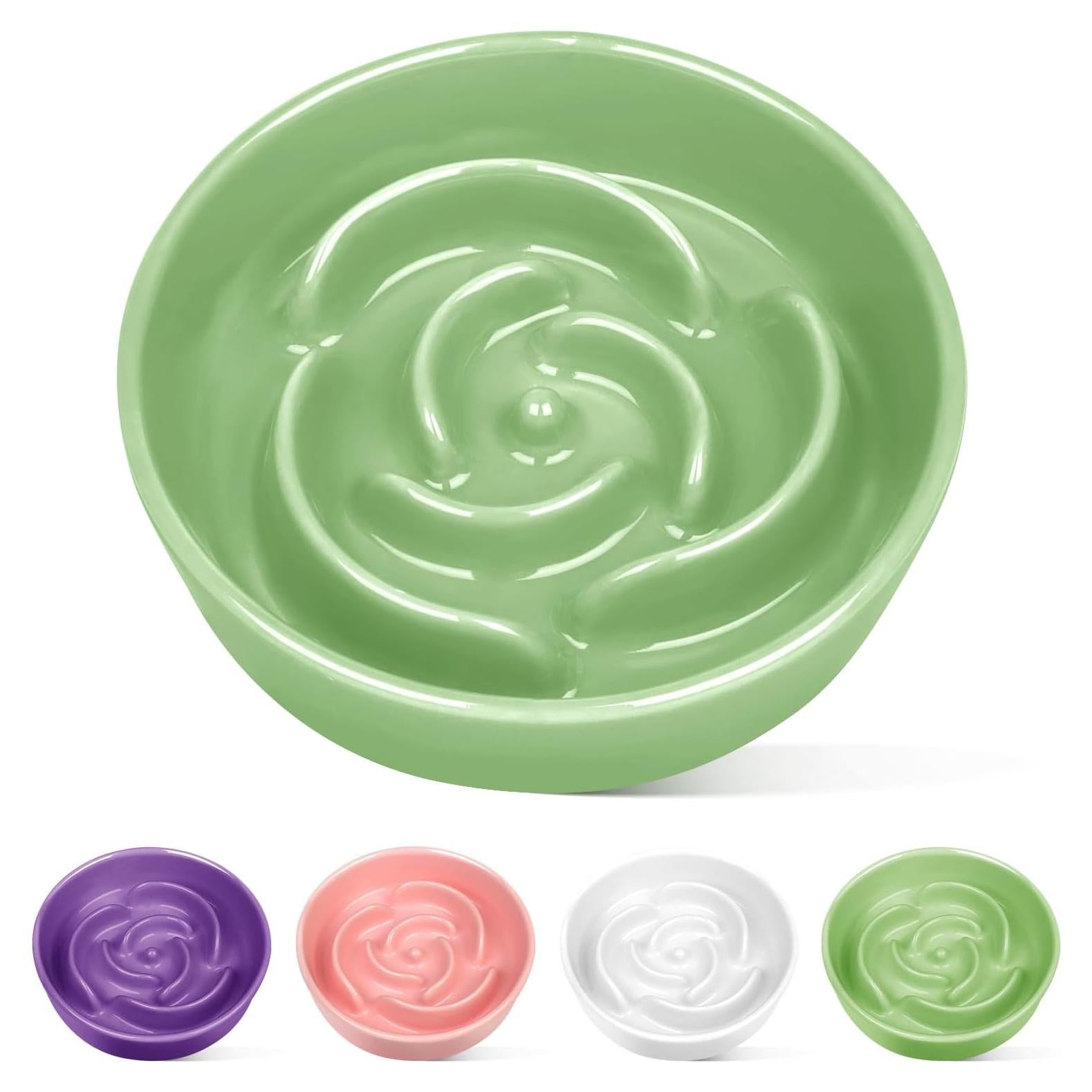 Cuenco de Cerámica para Perros y Gatos Truvic Verde 15x15 cm