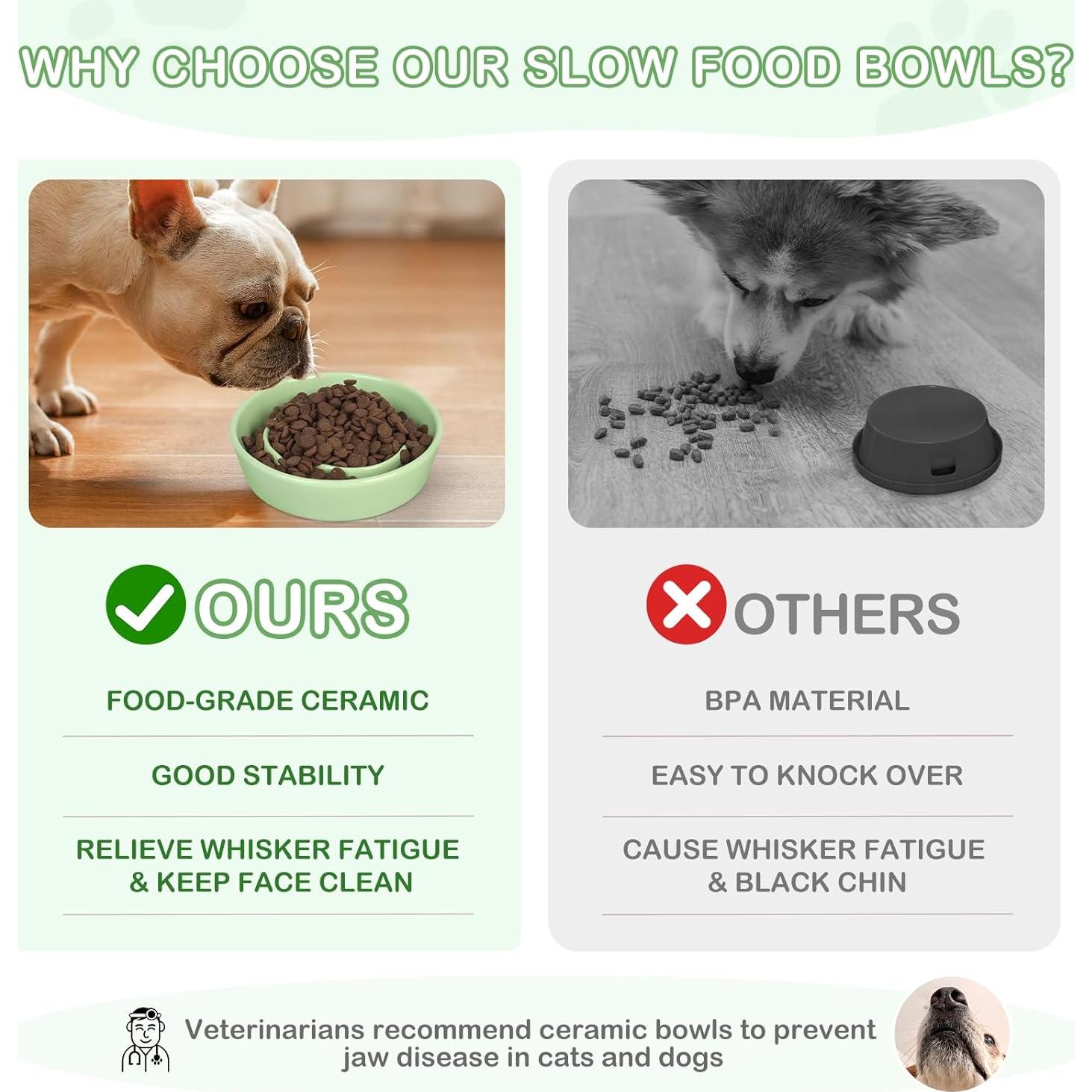 Cuenco de Cerámica para Perros y Gatos Truvic Verde 15x15 cm