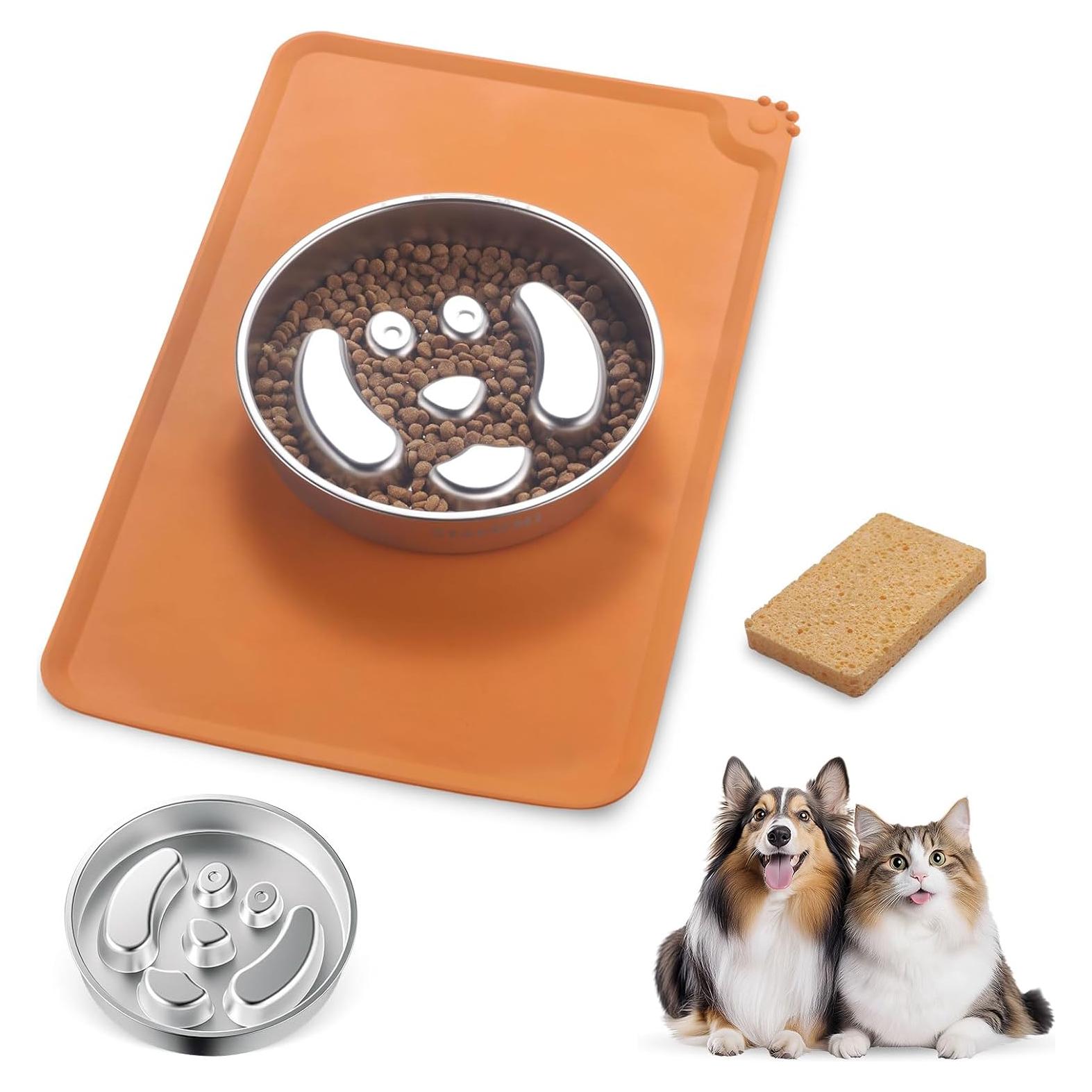 Cuenco de Acero Inoxidable Antideslizante Star&Mi 2 Tazas