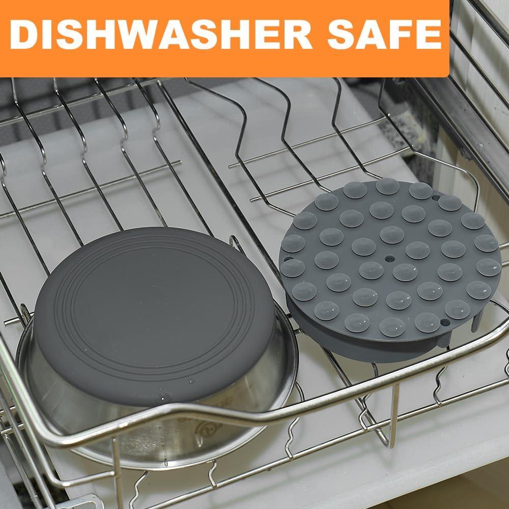 Cuenco de Perro Antideslizante Animire 2-en-1 Acero Inoxidable