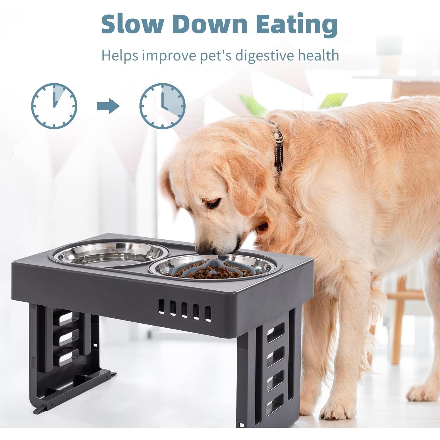 Inserto Comedero Lento Jaoul para Perros Pequeños 10 cm Gris