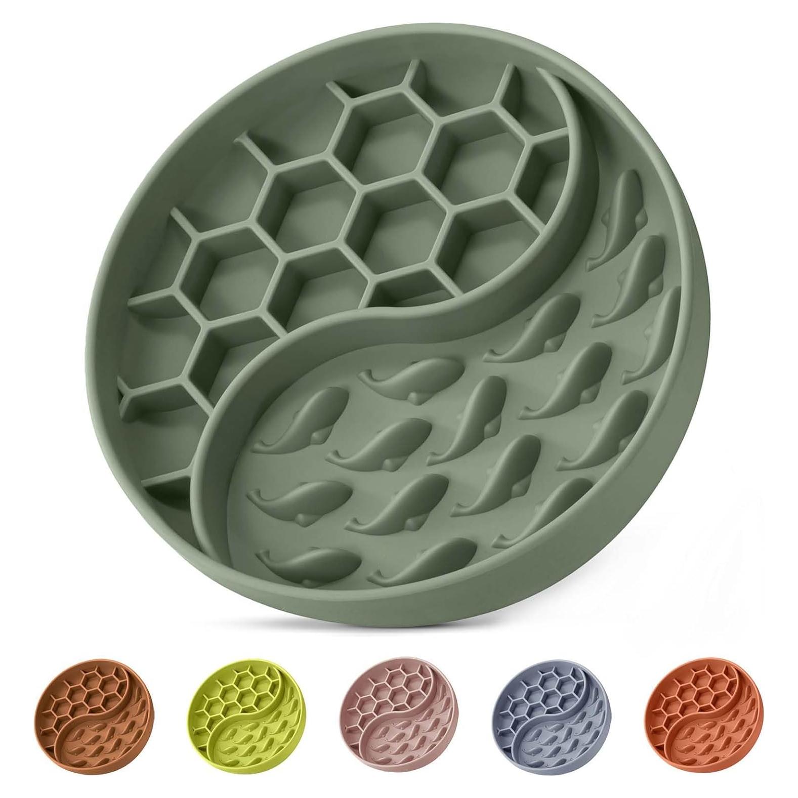 Cuenco de Alimentación Lenta para Perros ZOURYNUA Verde 19cm