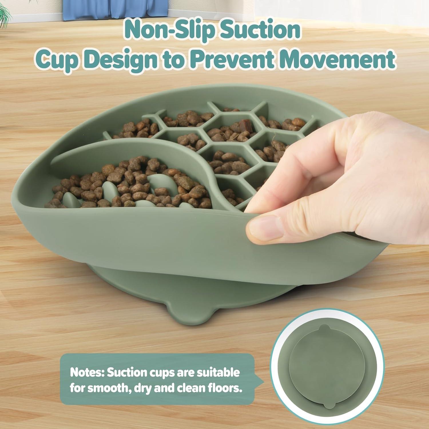 Cuenco de Alimentación Lenta para Perros ZOURYNUA Verde 19cm