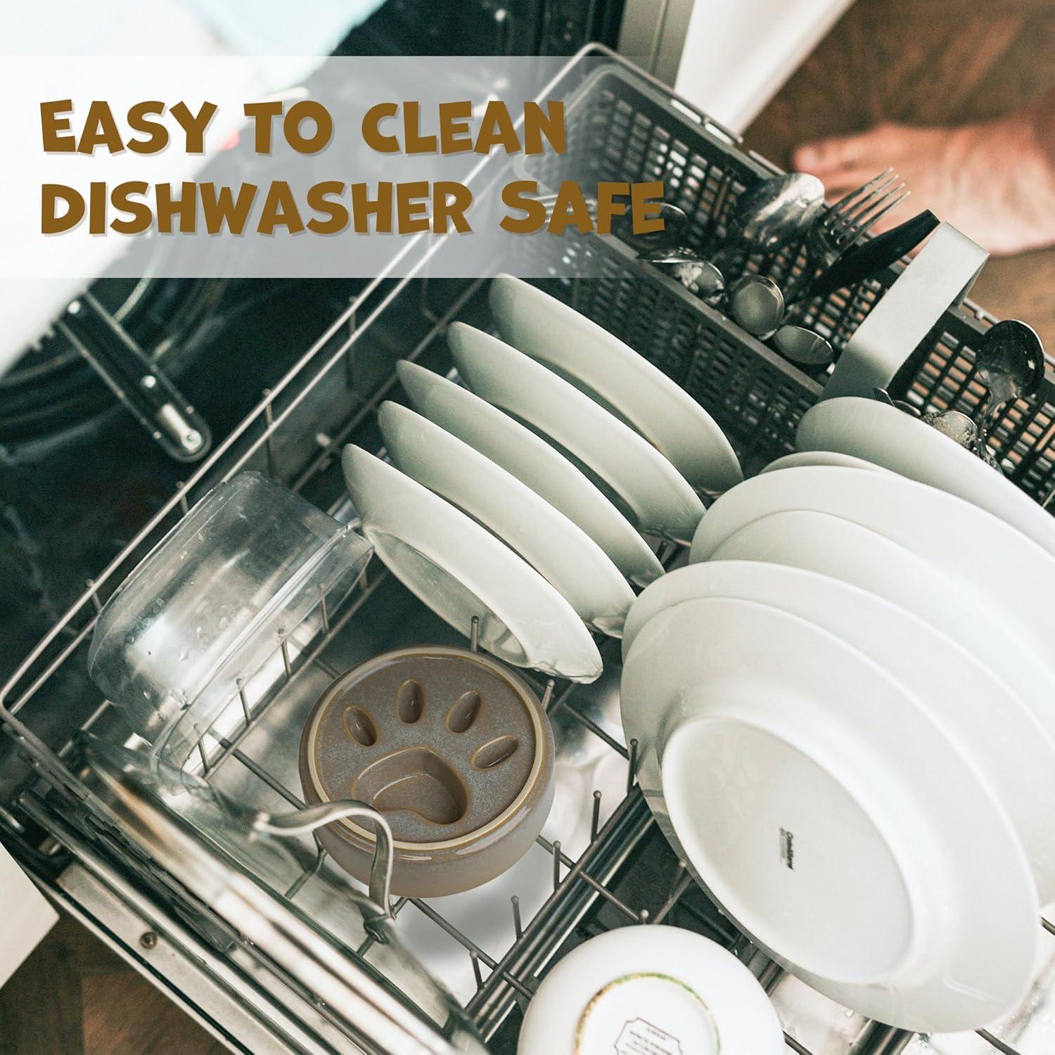 Juego de Cuencos de Cerámica Antideslizantes YOBRO para Perros Pequeños