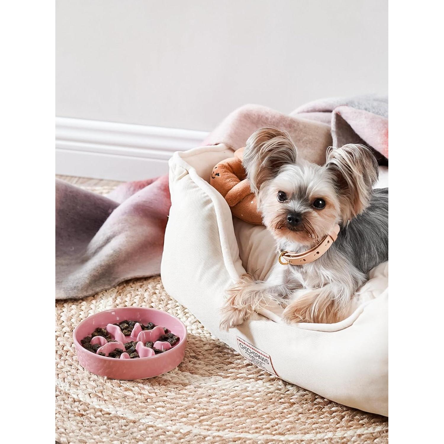 Cuenco de Cerámica Antideslizante LE TAUCI PET 14cm Rosa