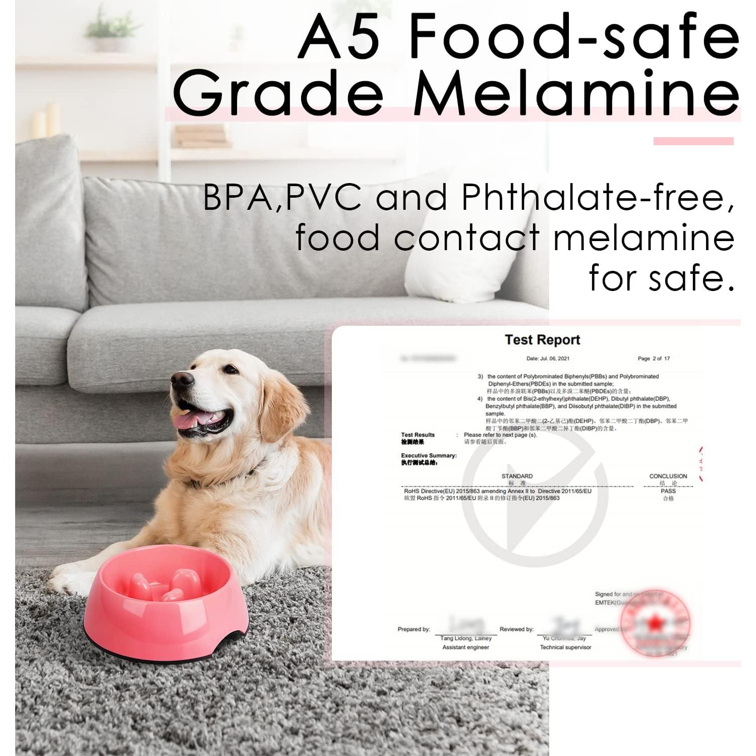 Cuenco Antideslizante de Alimentación Lenta SUPERDESIGN 14cm Rosa