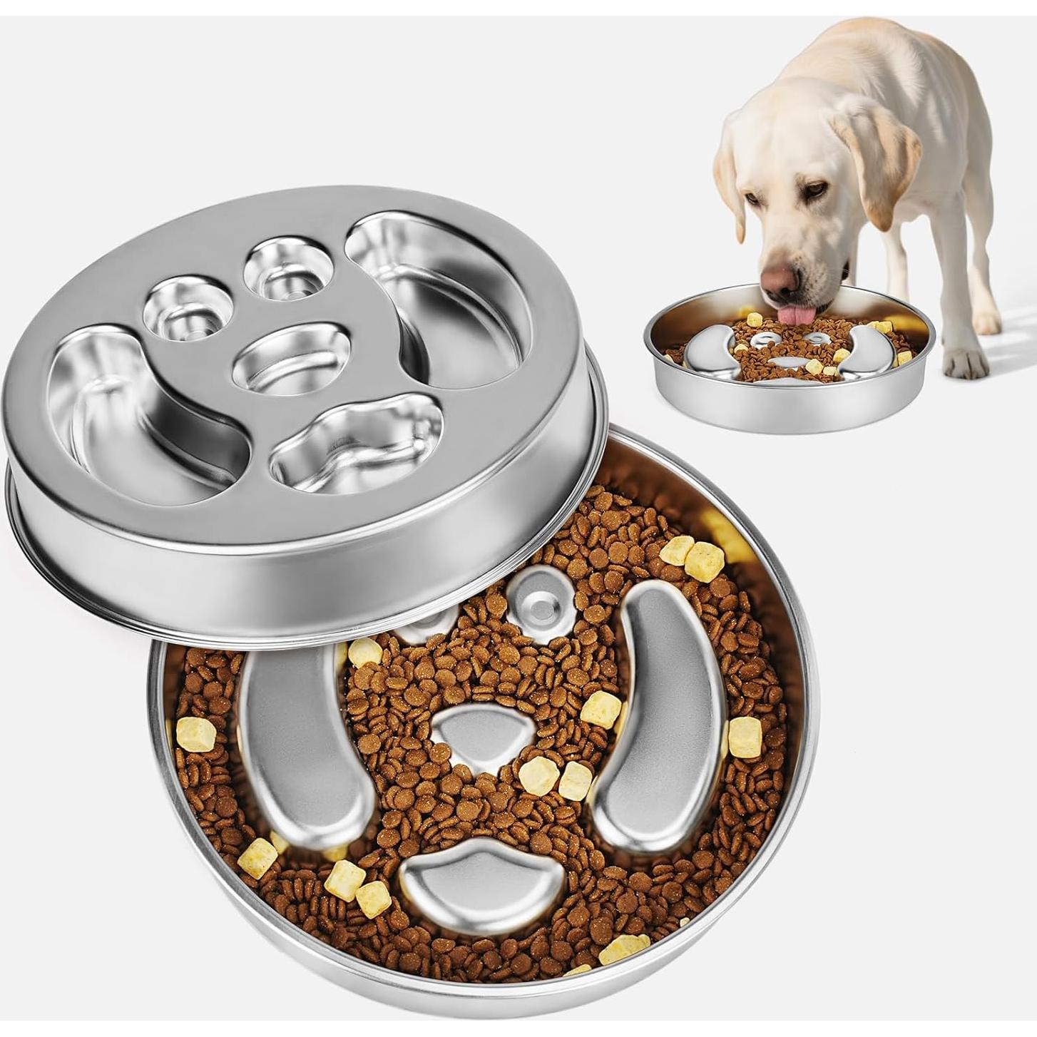 Cuenco Antideslizante Acero Inoxidable Turfson 0.47L para Perros