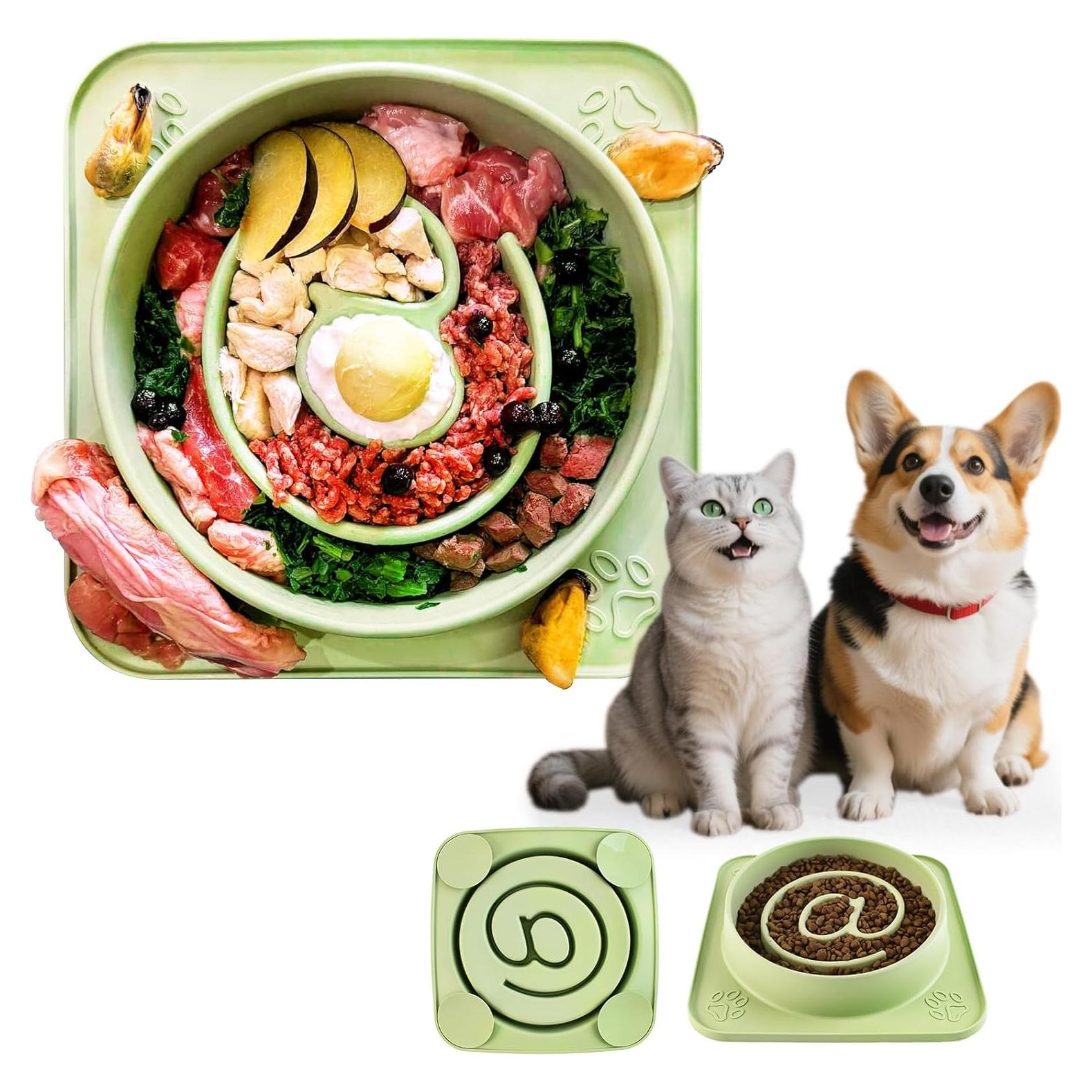 Cuenco de Silicona Antiahogo para Perros y Gatos - 24 cm