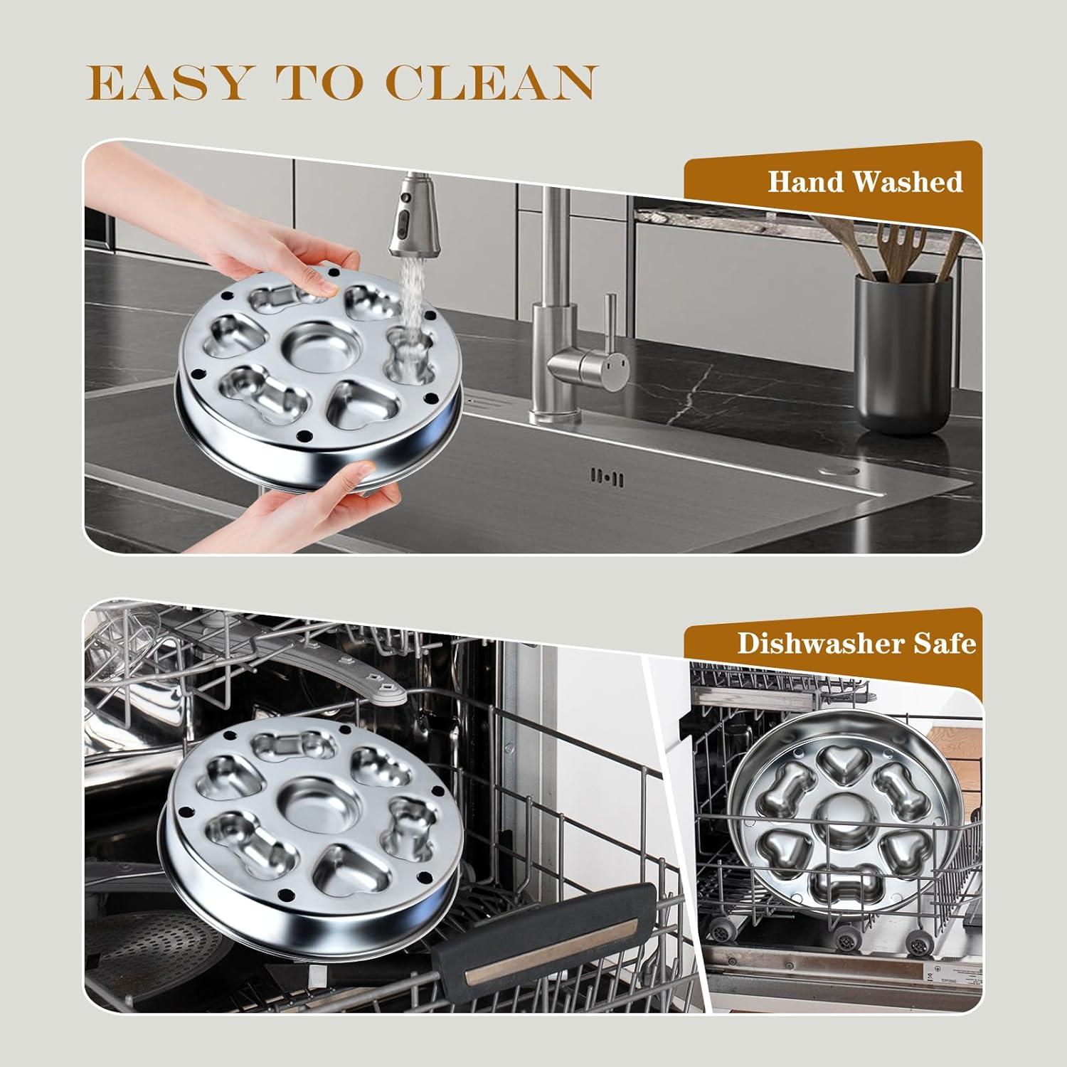 Cuenco de Alimentación Lenta para Perros DEWVIE Acero Inoxidable 23.4cm