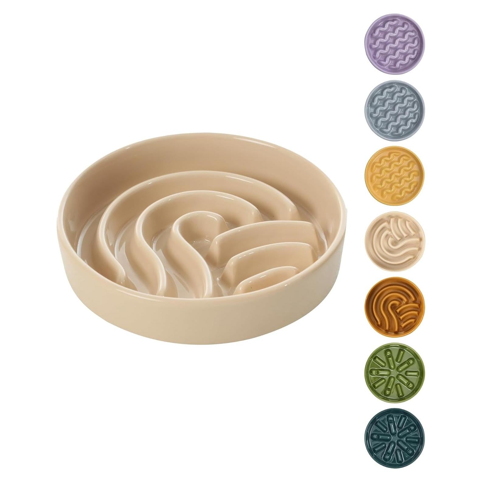 Comedero Lento Cerámica BICOPET Mediano Antideslizante