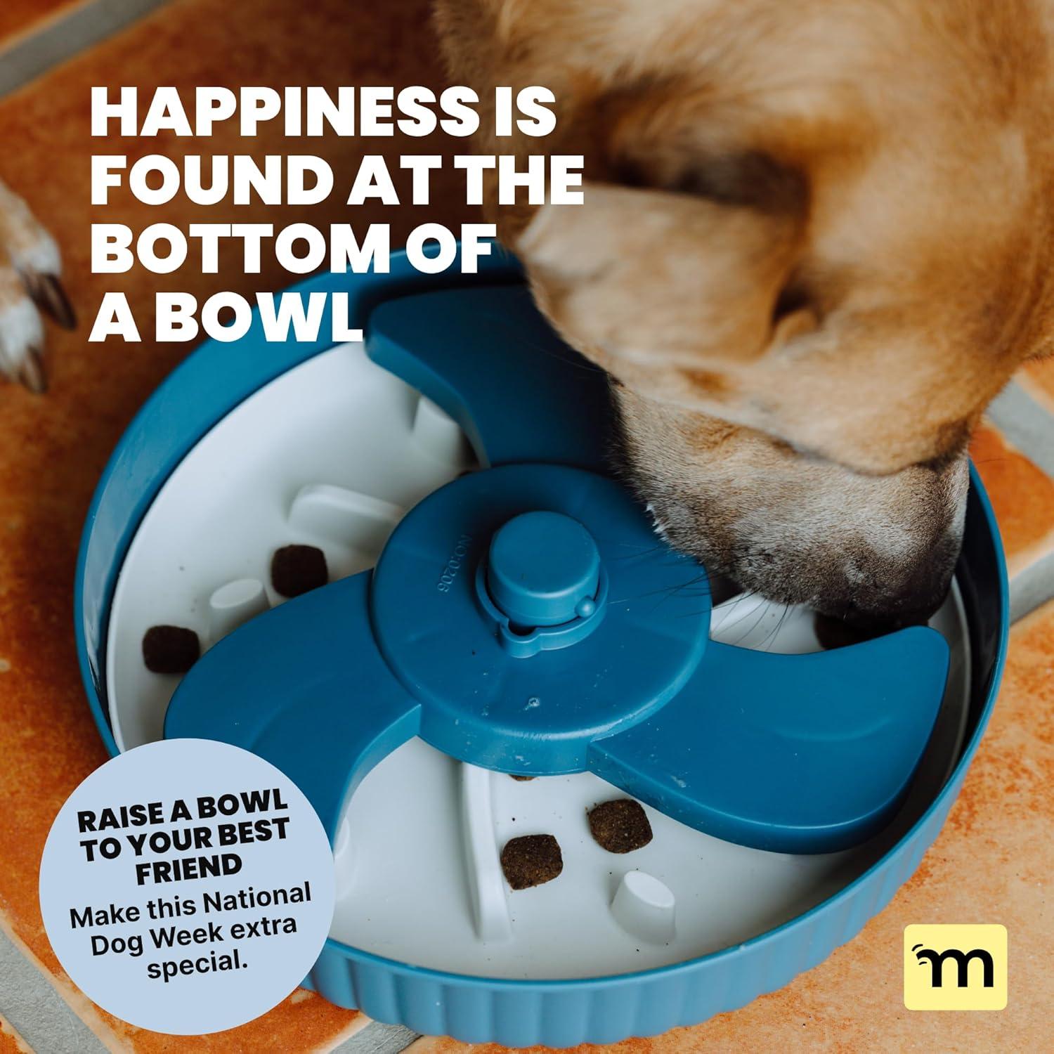 Cuenco Antiahogo MalsiPree para Perros - Alimentación Lenta 25.4cm