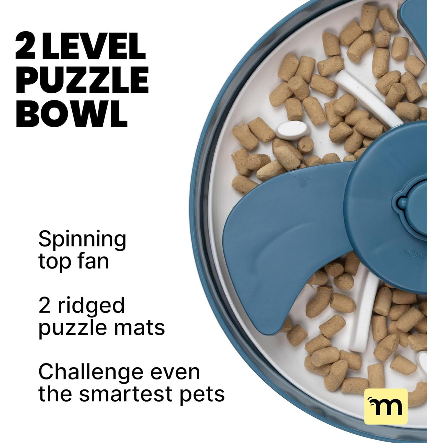 Cuenco Antiahogo MalsiPree para Perros - Alimentación Lenta 25.4cm