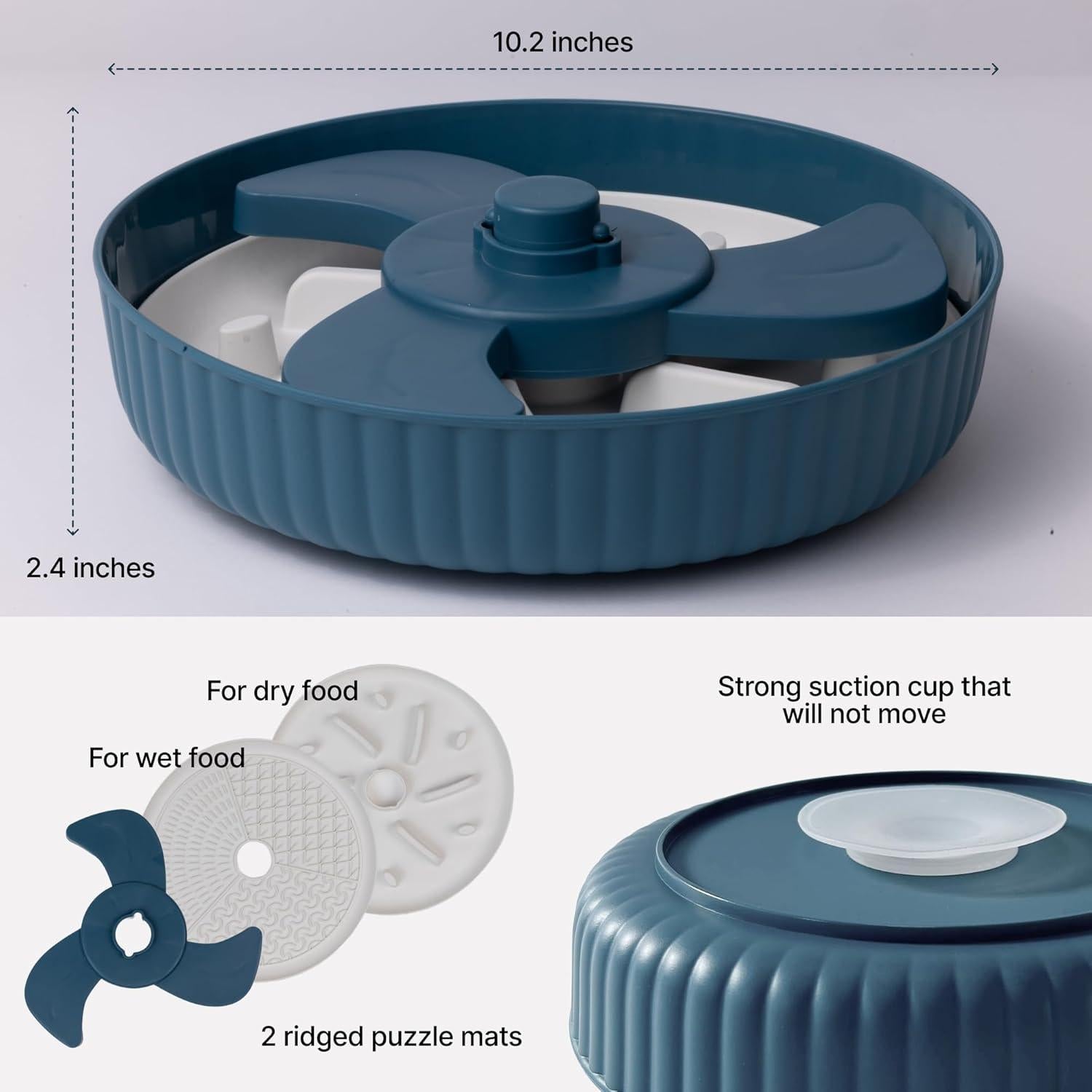 Cuenco Antiahogo MalsiPree para Perros - Alimentación Lenta 25.4cm
